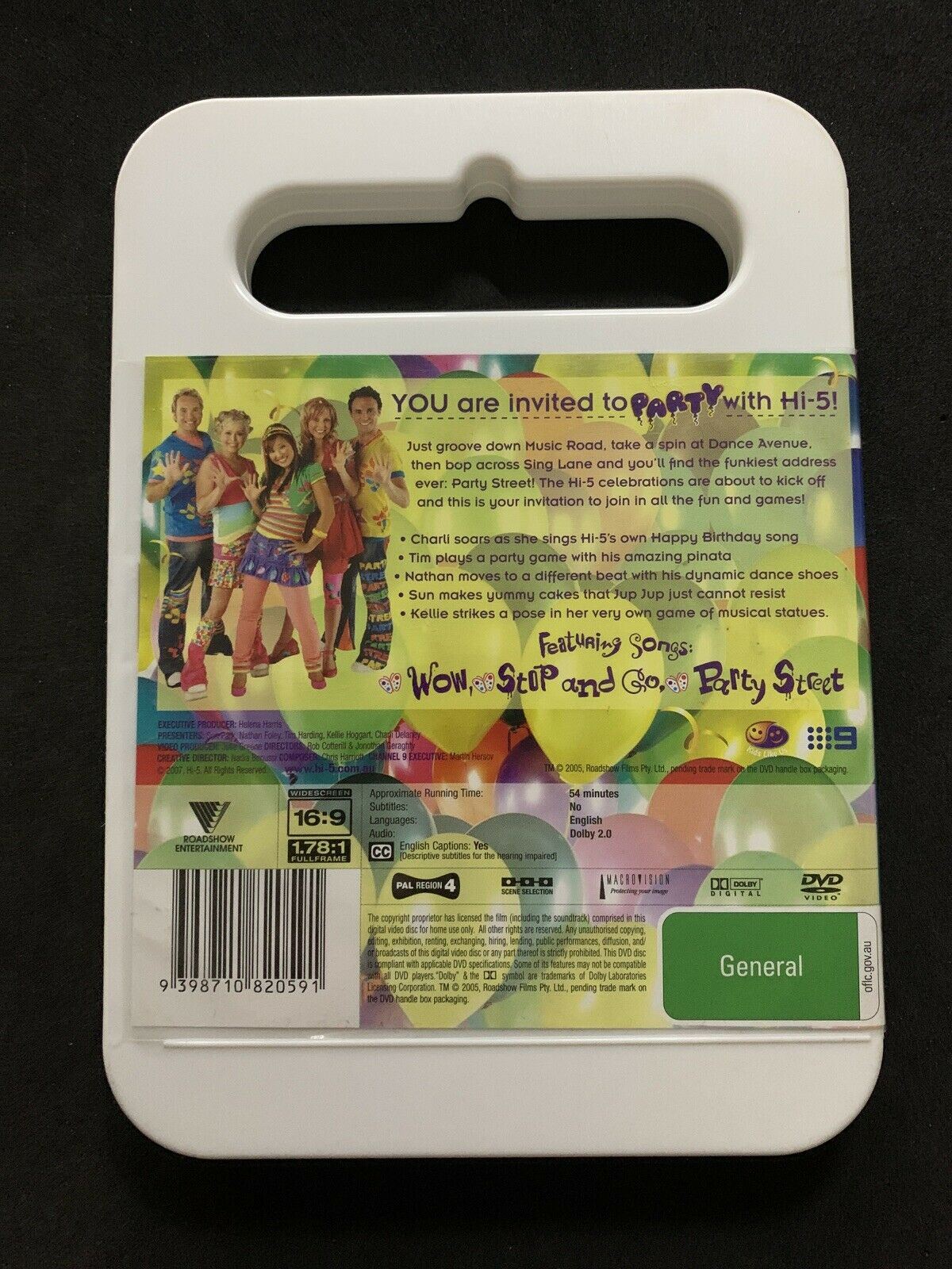 Hi-5 Party Street (DVD, 2008) Region 4