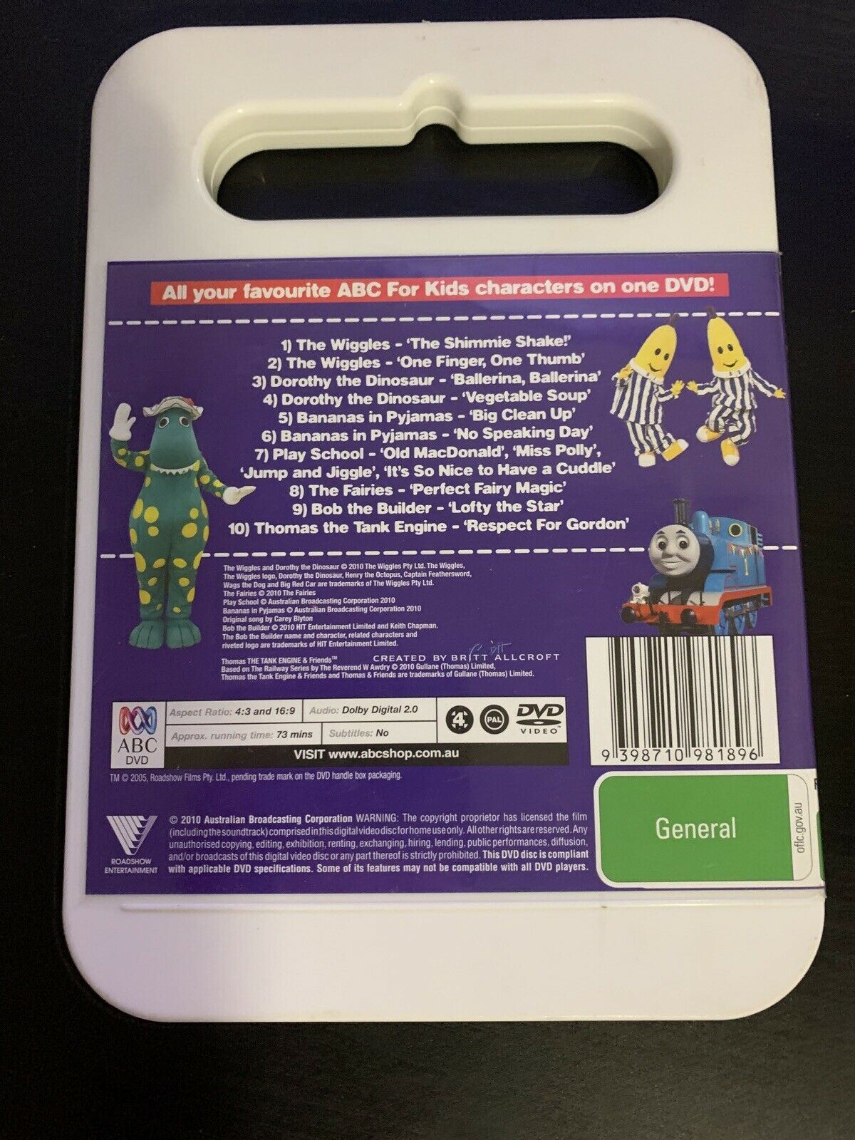 ABC For Kids - Favourites 1 & Get Active DVD 2-Disc Region 4