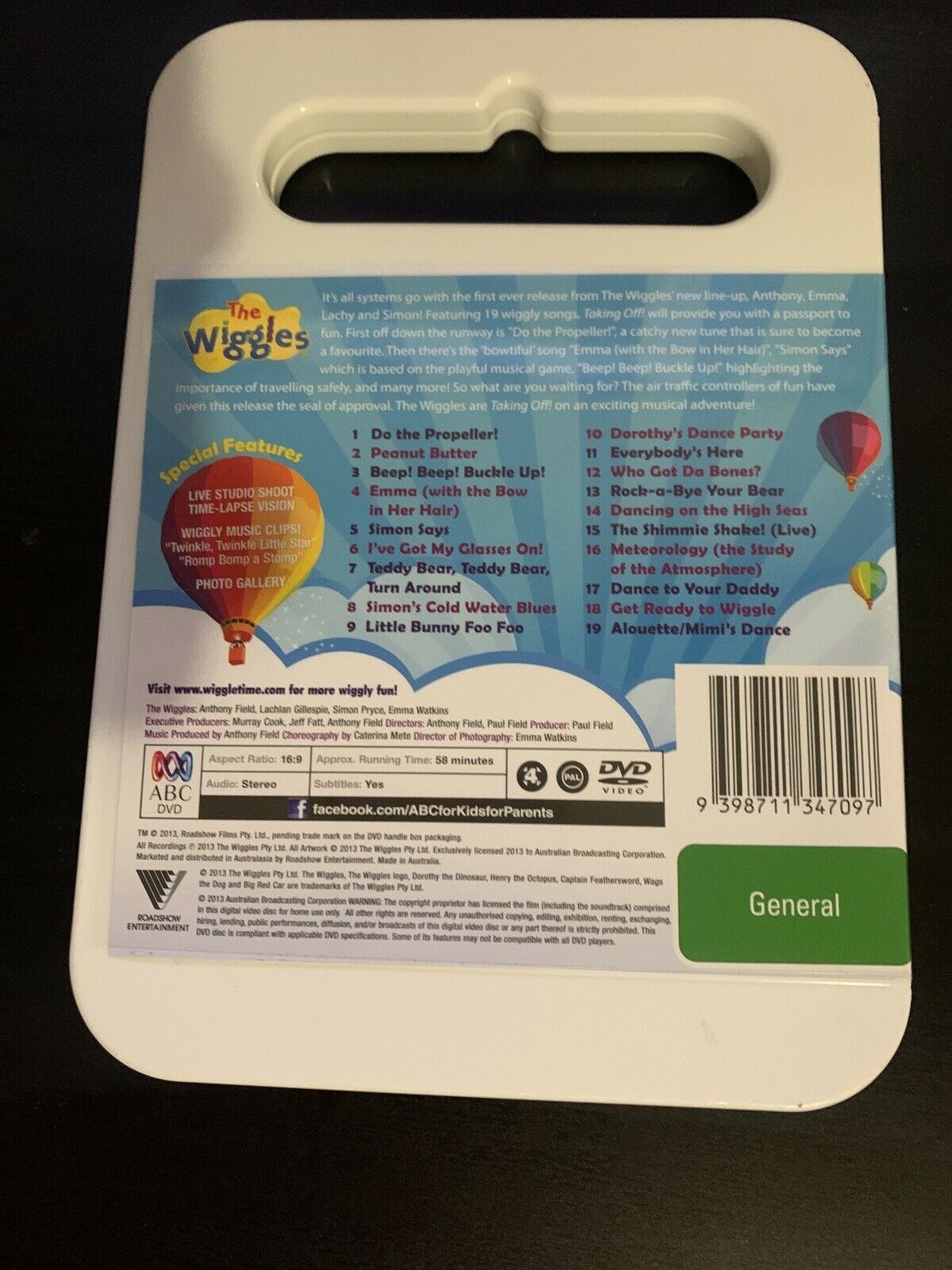 The Wiggles - The Wiggles Taking Off! & Pumpkin Face DVD Region 4
