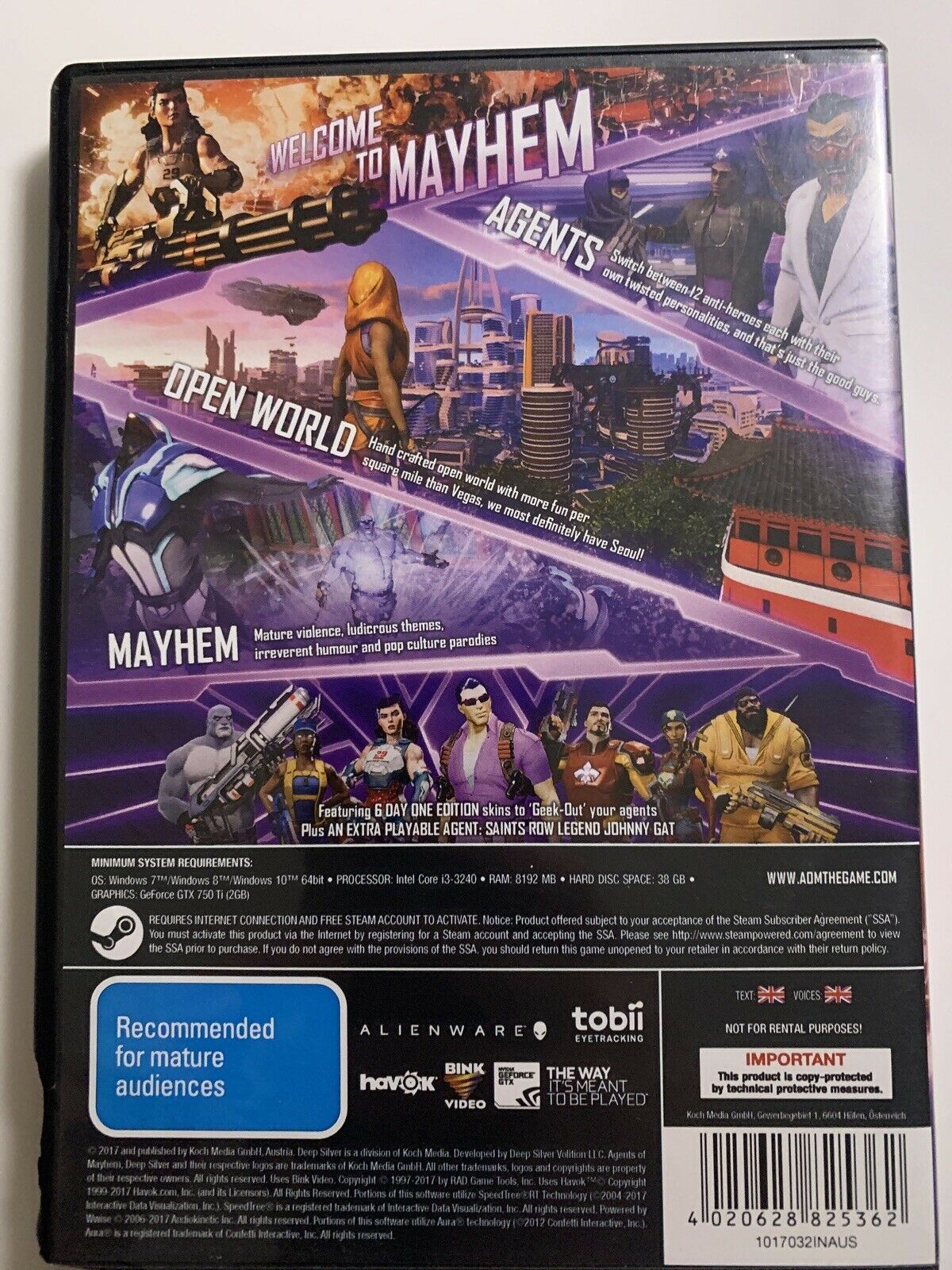 Agents Of Mayhem - PC Windows Game