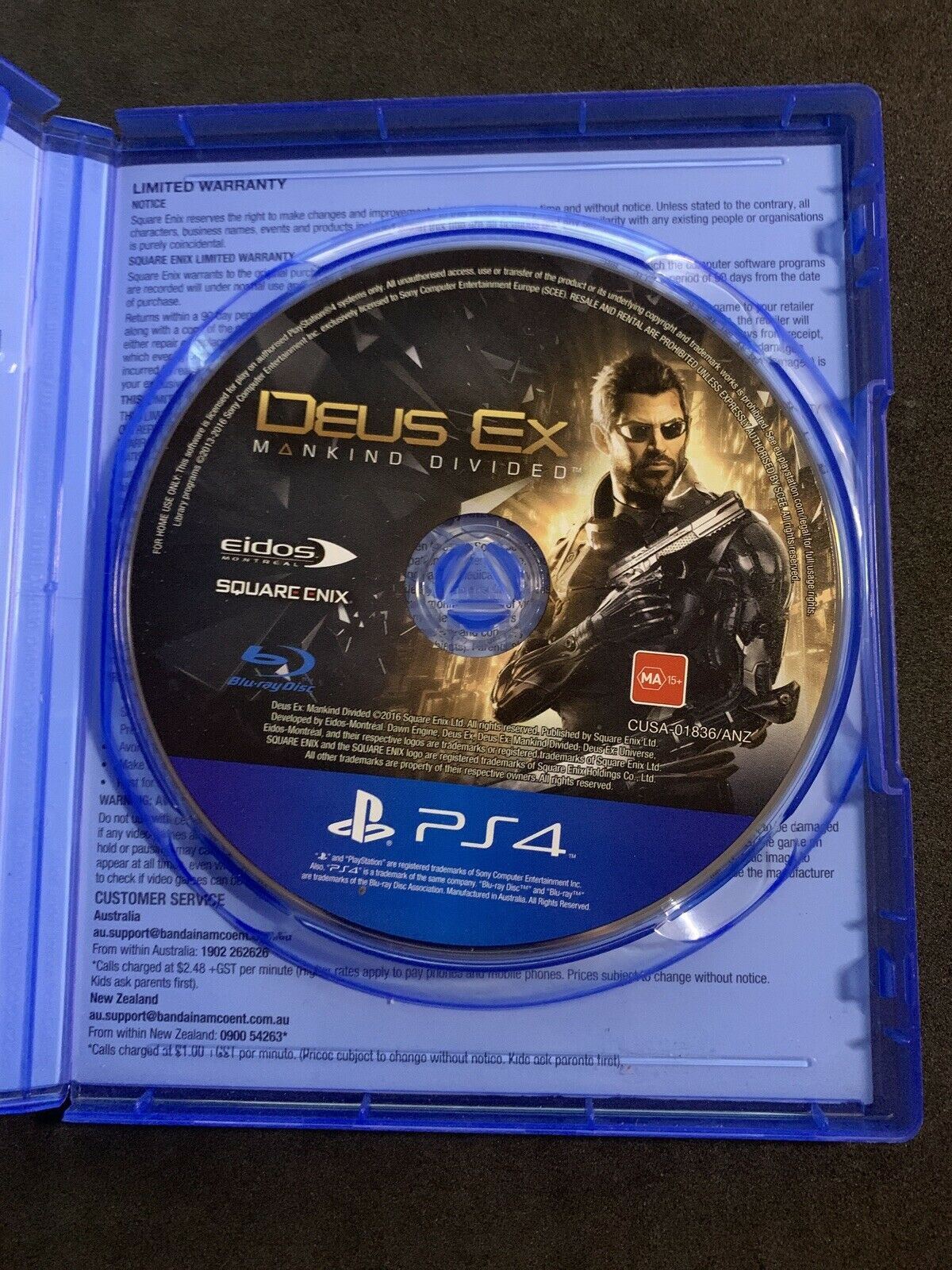 Deus Ex Mankind Divided - Day One Edition - PS4 Game