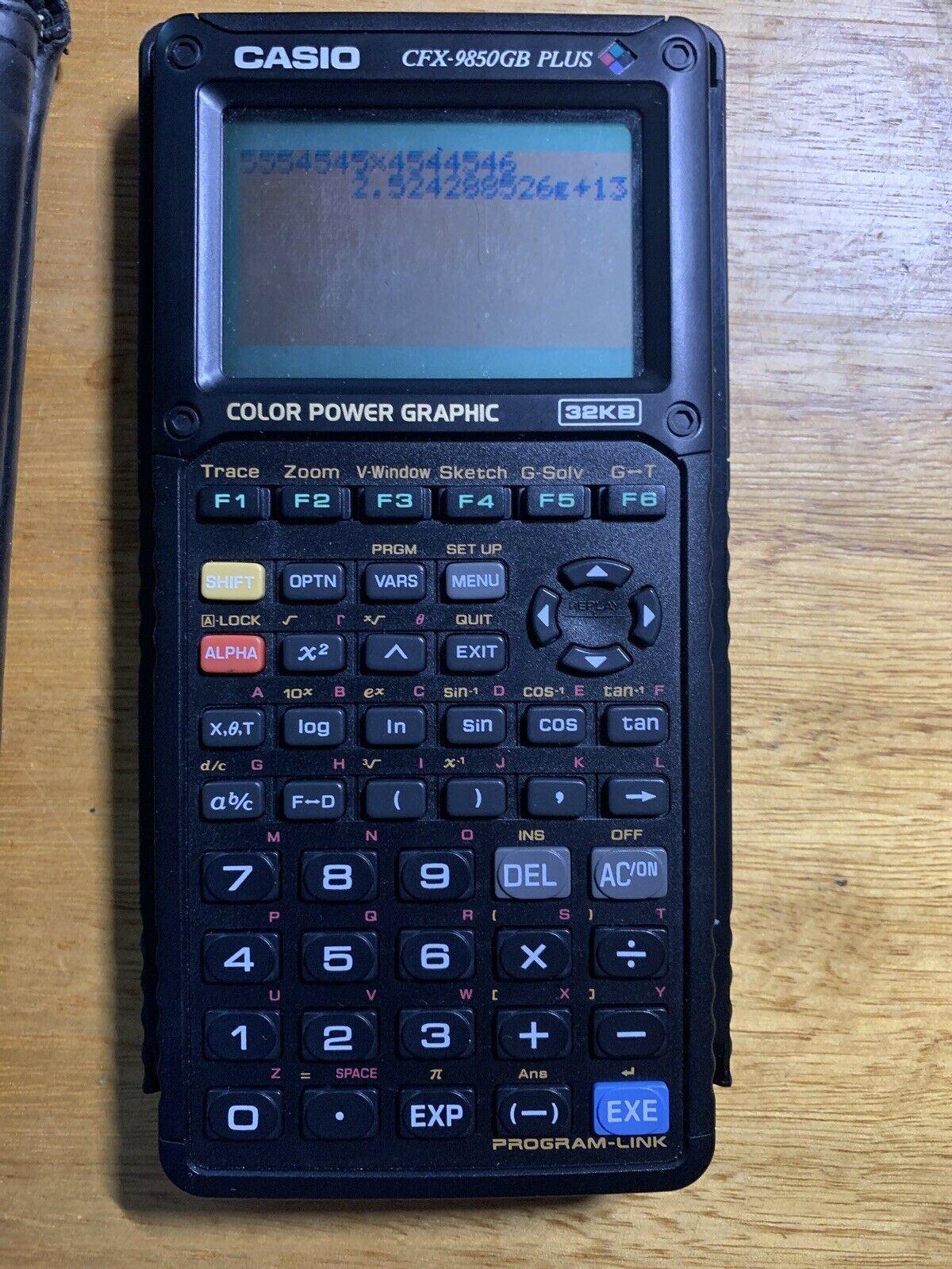 Casio CFX-9850GB Plus Color Graphic Scientific Calculator With Box And Manual