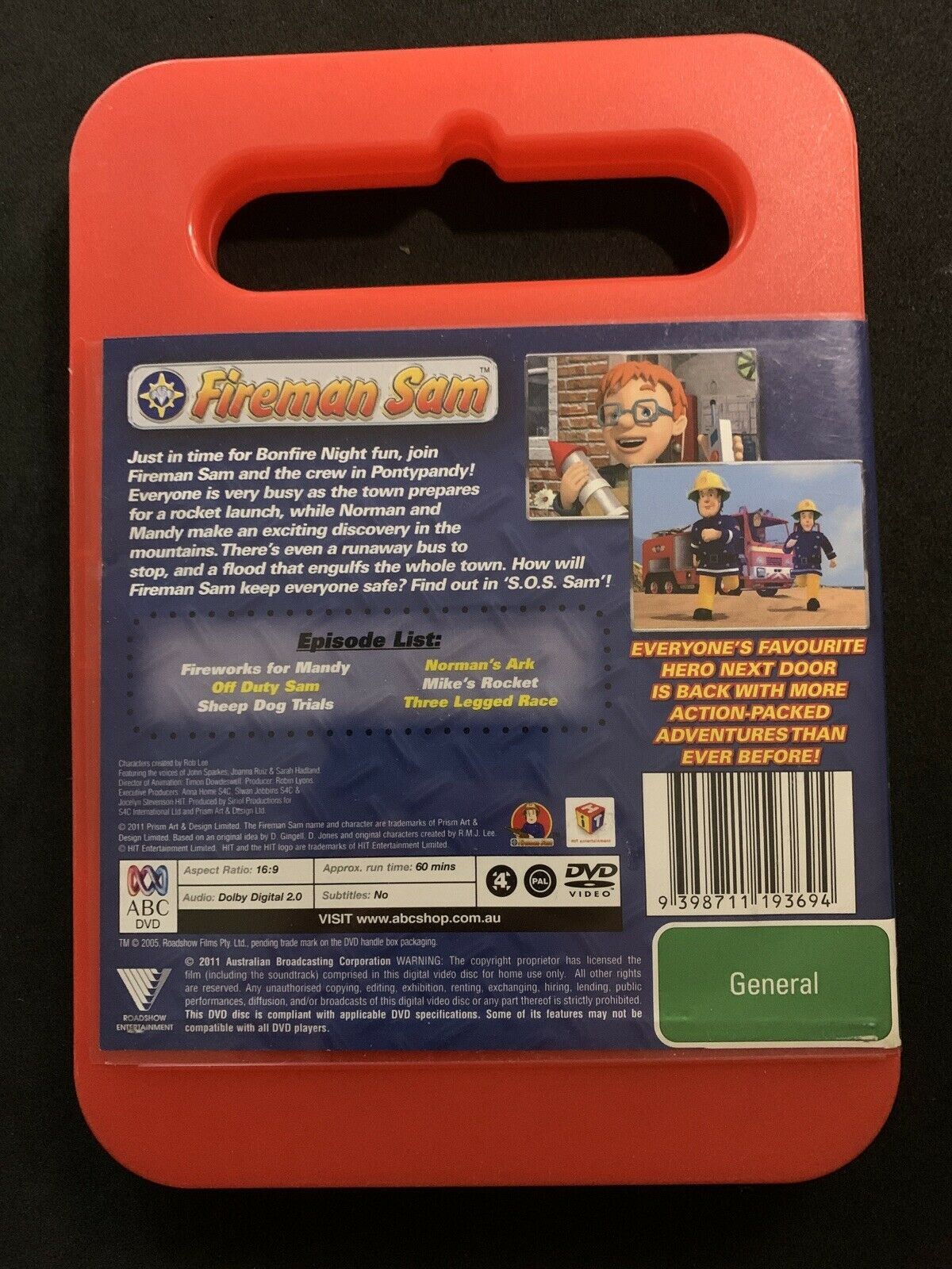 2x Fireman Sam - Pirates of Pontypandy + SOS Sam (DVD, 2011)