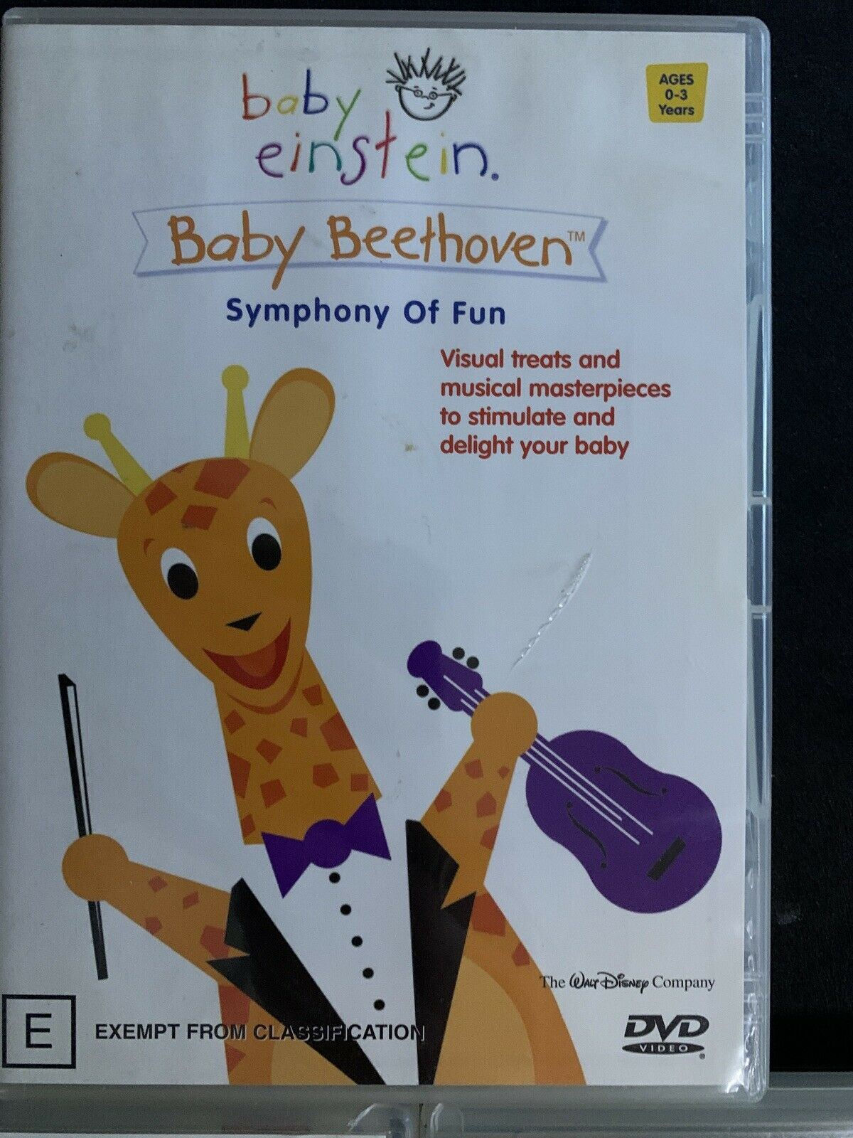 3x Baby Einstein DVD - Baby Beethoven, MacDonald & Neptune