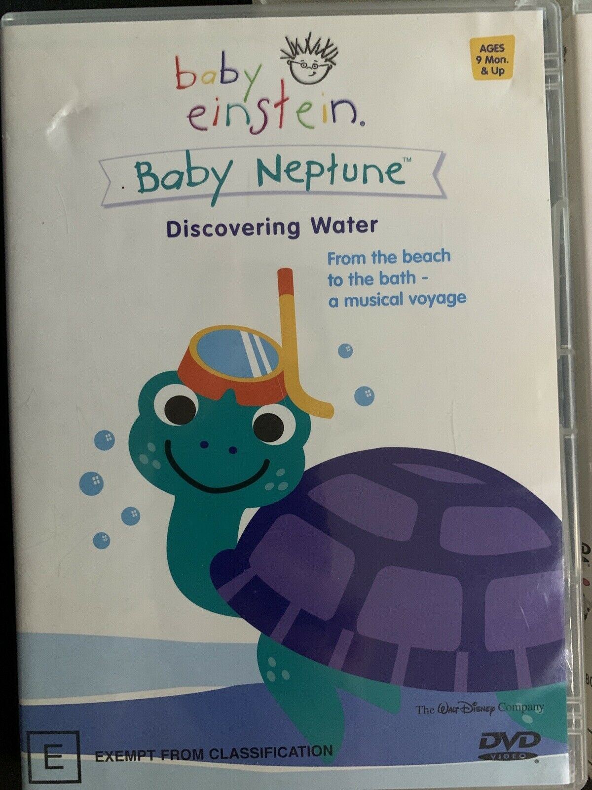 3x Baby Einstein DVD - Baby Beethoven, MacDonald & Neptune