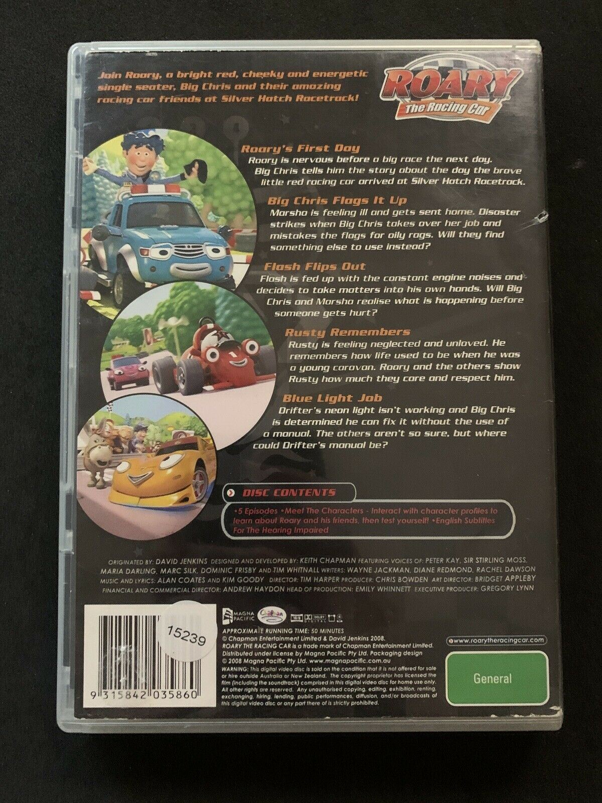 Roary The Racing Car: Roary Goes Back to School & Roary's First Day DVD Region 4