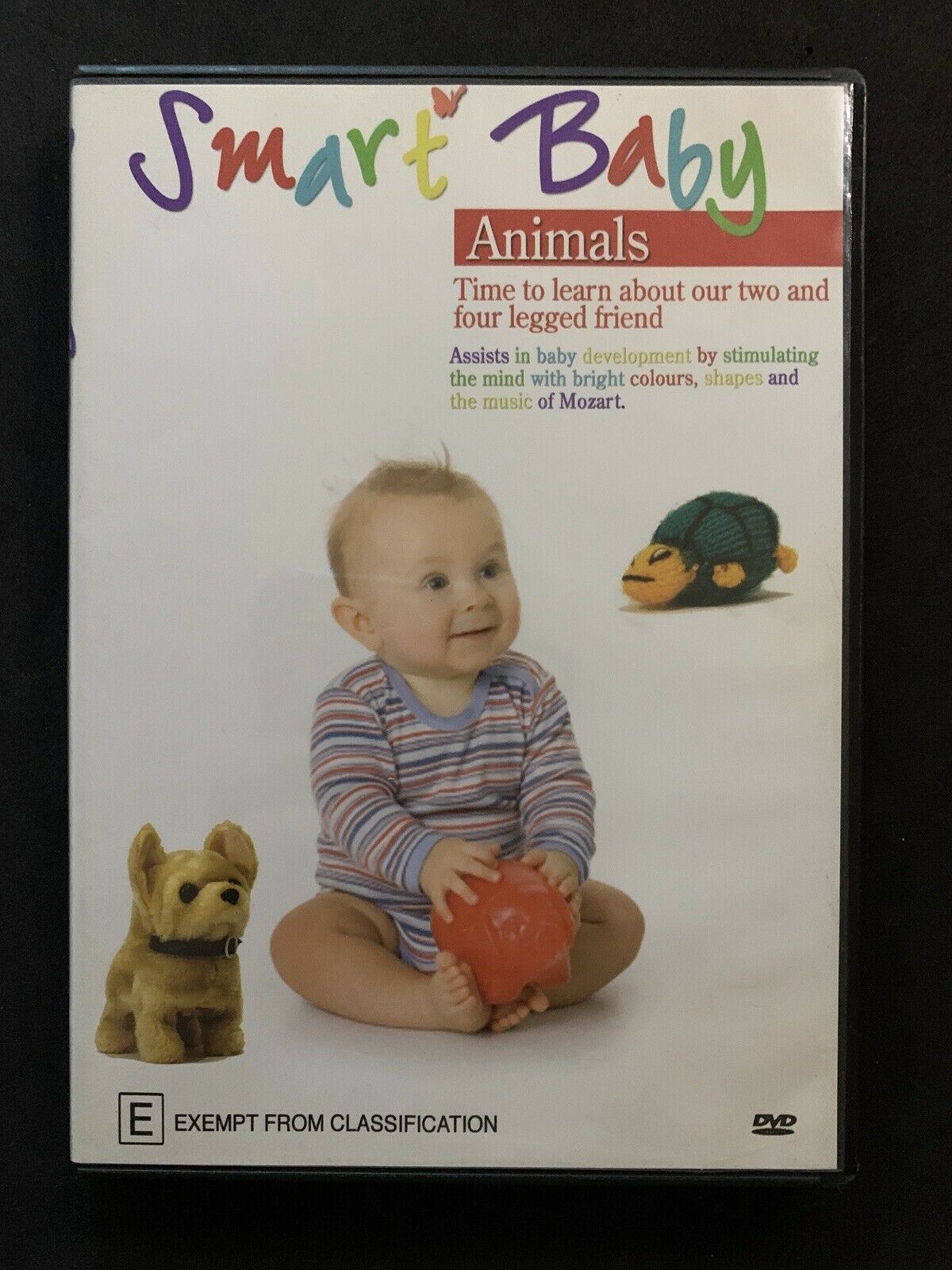 4x Smart Baby DVD Region all - Early Learning: Animals, Counting, ABC, Food