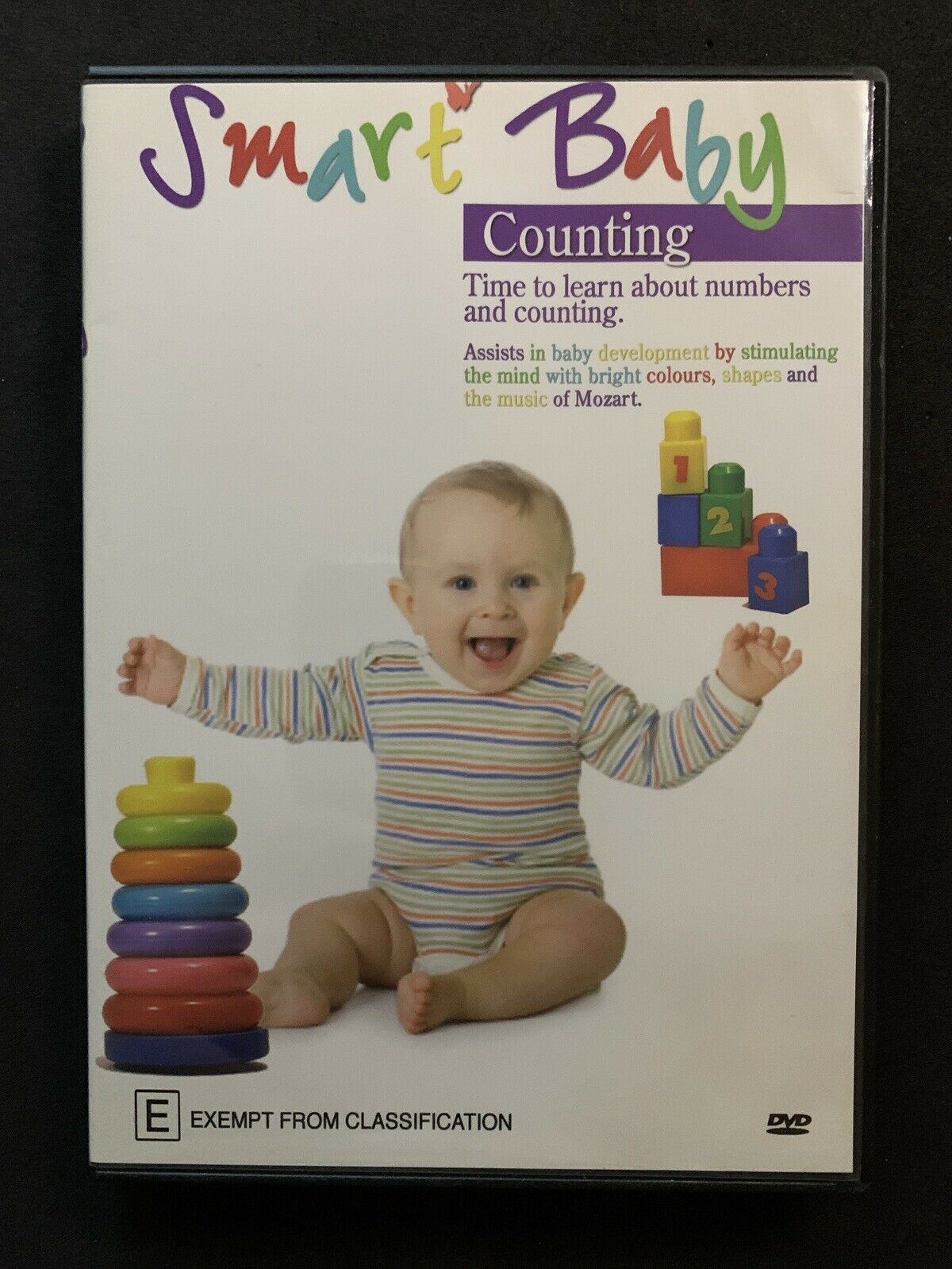 4x Smart Baby DVD Region all - Early Learning: Animals, Counting, ABC, Food
