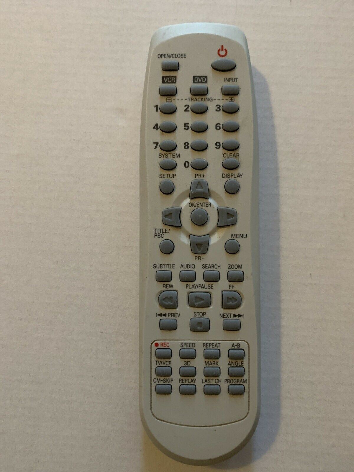 Genuine Audiosonic KM3011 Remote Control For VCR DVD