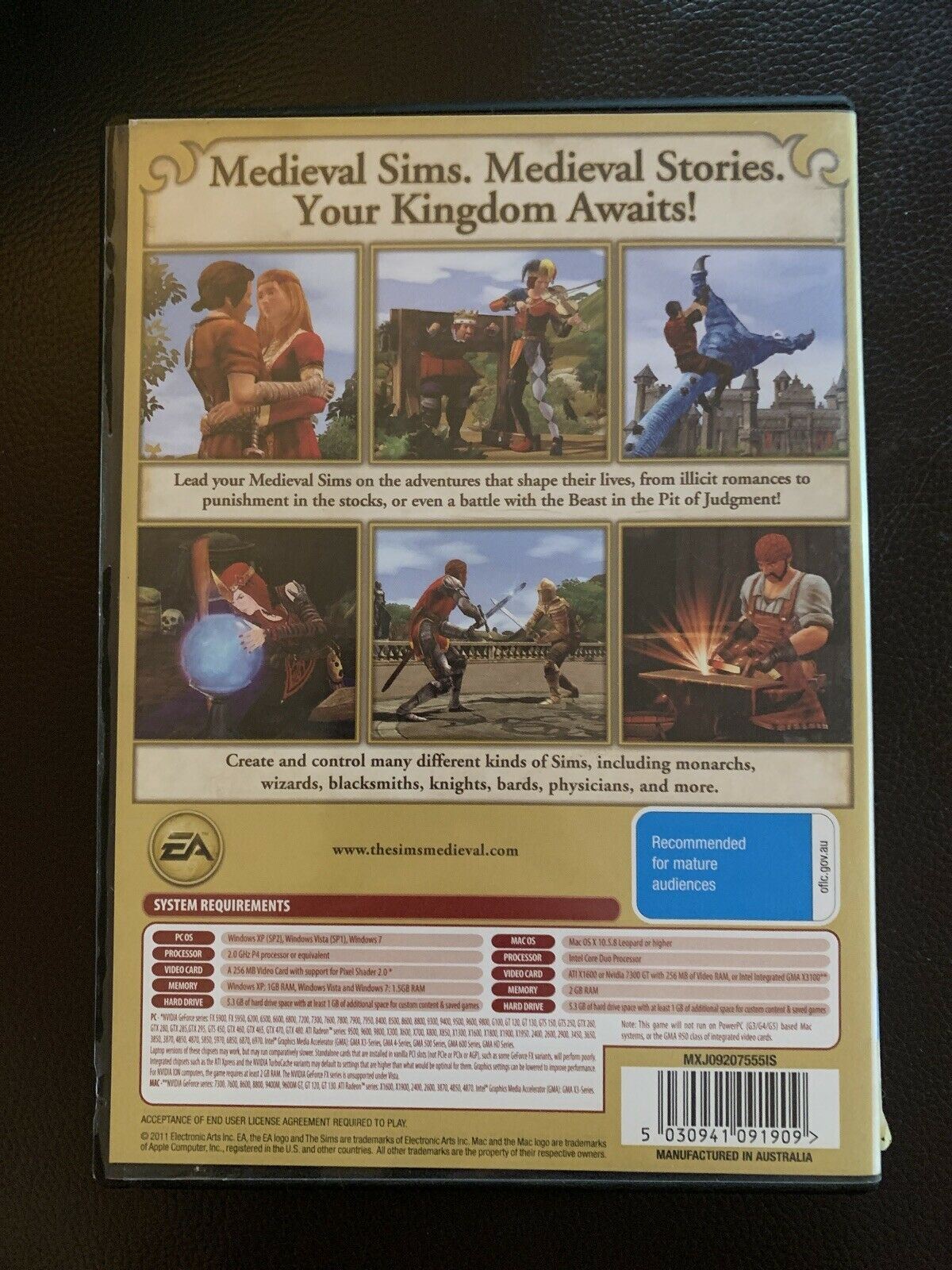 The Sims Medieval PC + Mac Game Complete with User Manual