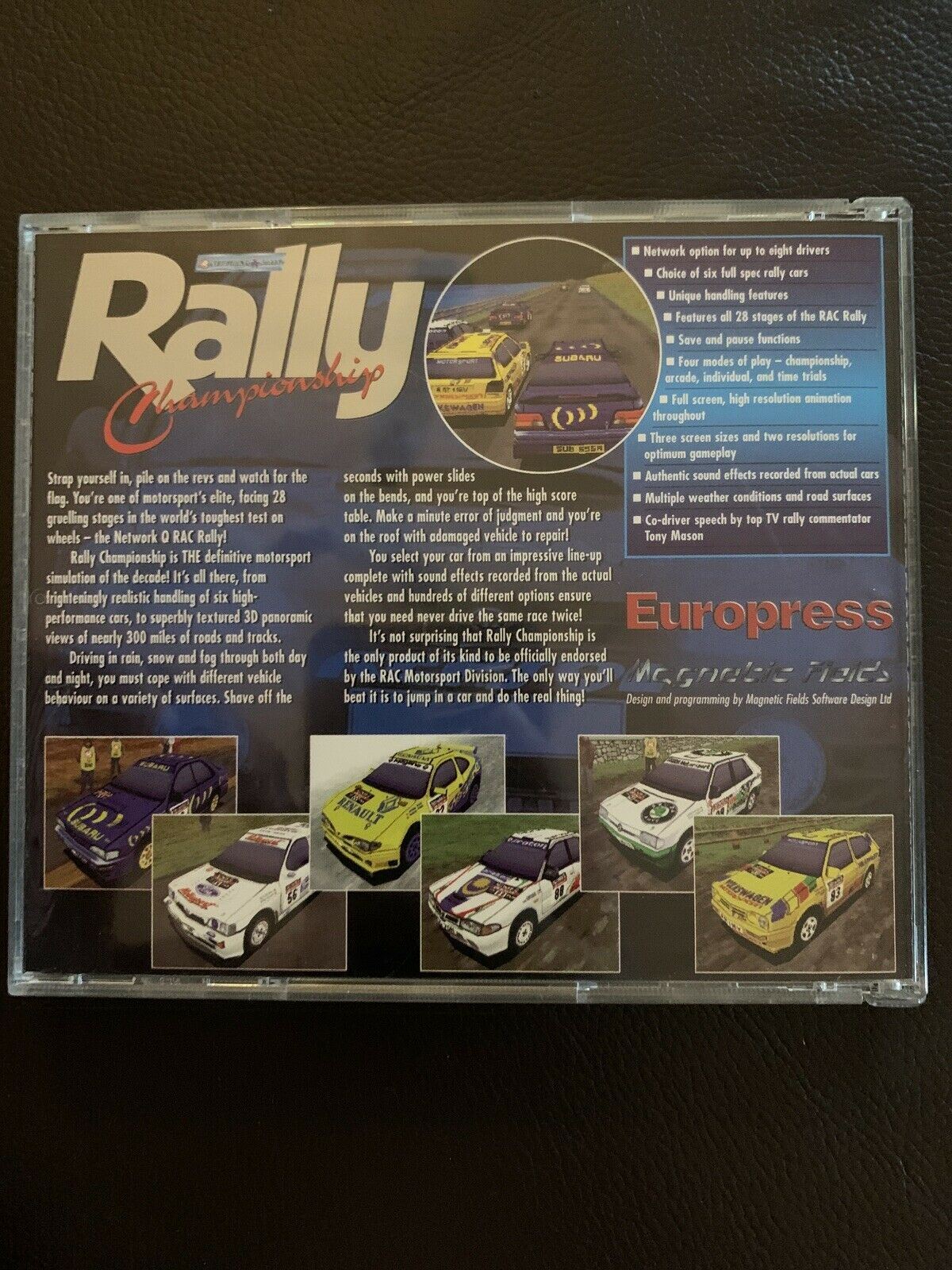 Rally Championship - The Official RAC Rally Championship Game - PC Retro Game