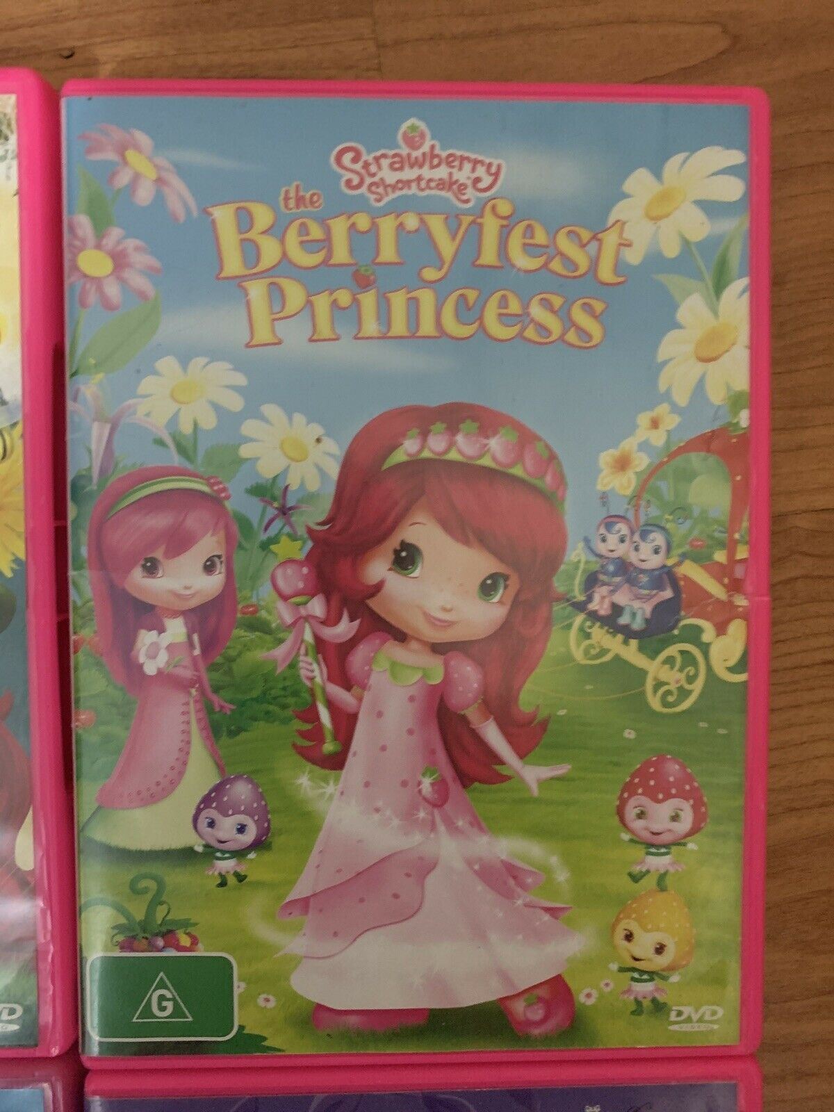 4x Strawberry Shortcake - Summertime, Butterflies & Bluebird.. DVD Region 4