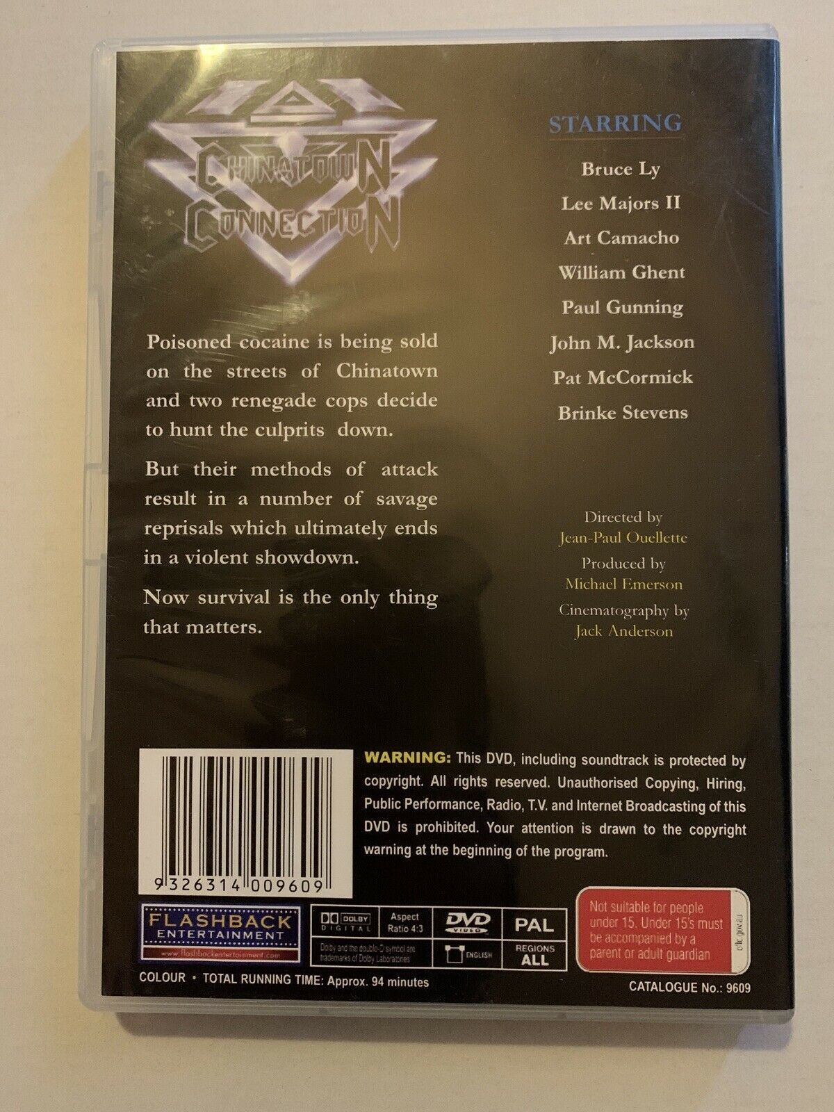 Chinatown Connection (DVD, 1990) Bruce Ly, Lee Majors II - Region Free