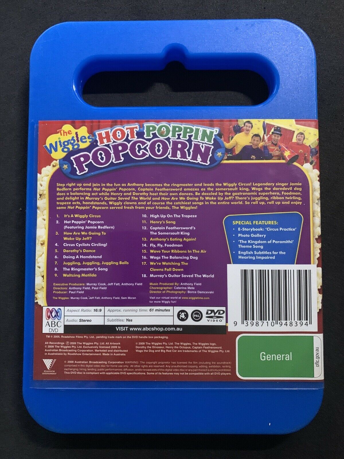 2x The Wiggles - Getting Strong! & Hot Poppin' Popcorn DVD Region 4