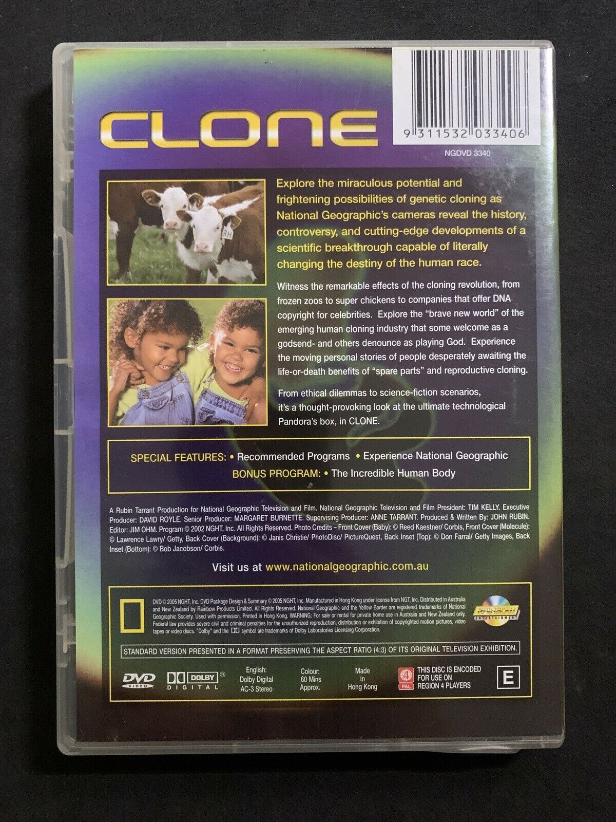 National Geographic - Clone (DVD, 2006) + Special Features!