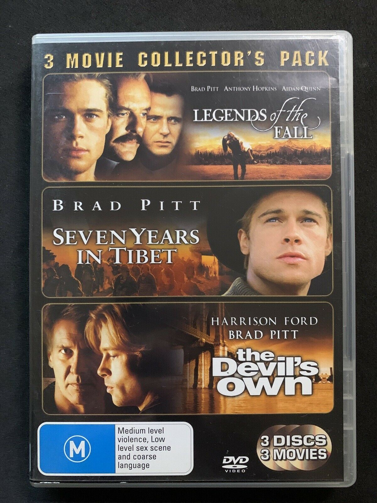 Legends Of The Fall / Seven Years In Tibet / The Devils Own (Dvd 3 Disc Set)