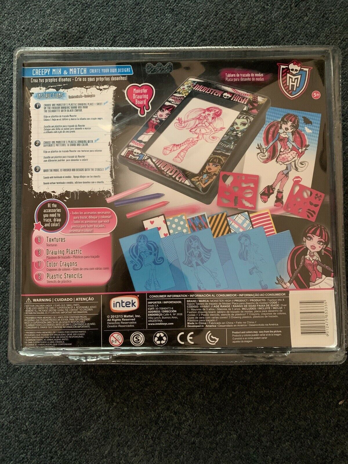 *New Sealed* Monster High - Creepy Mix & Match Create Your Own Designs