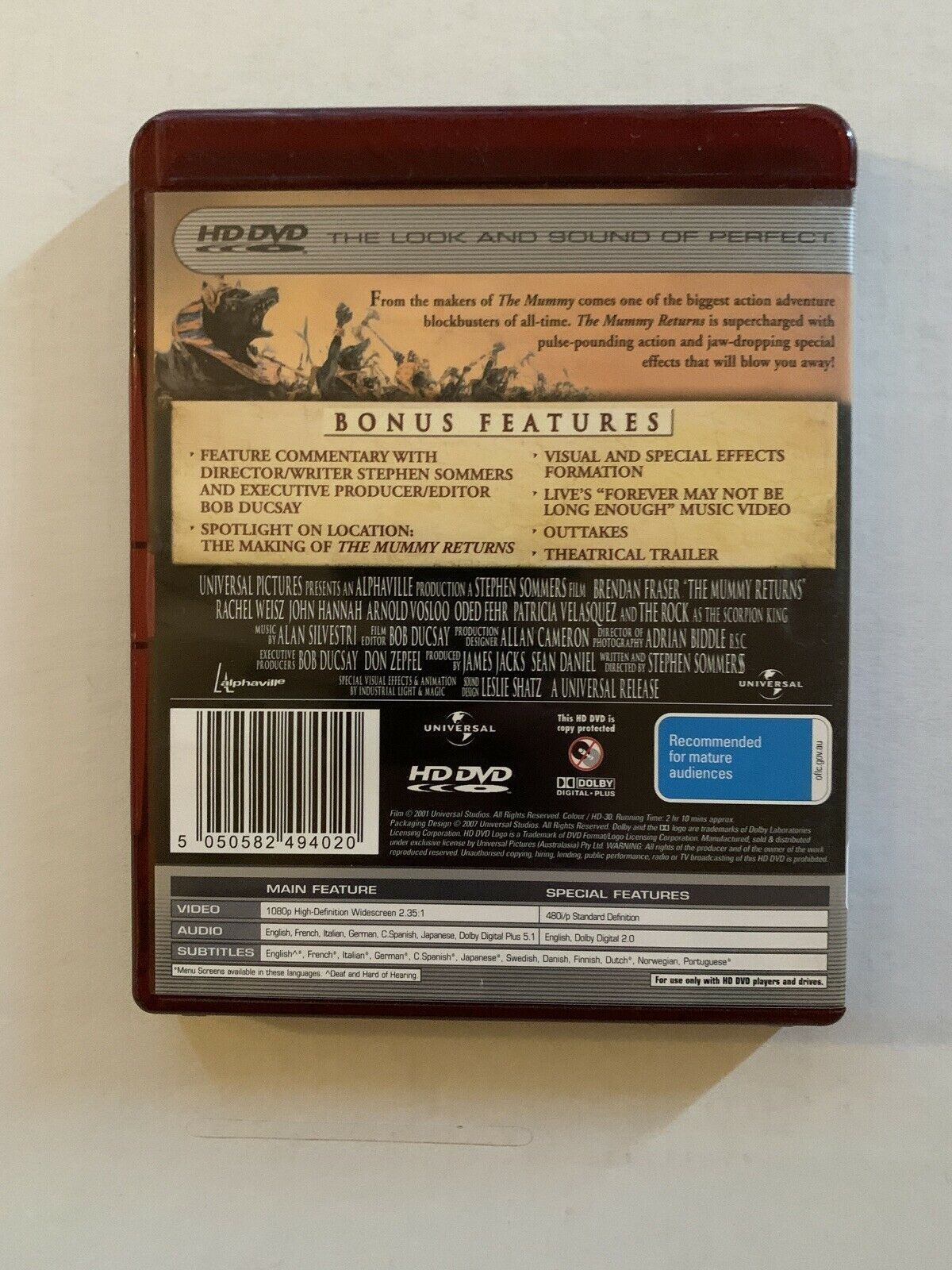 The Mummy & The Mummy Returns - HD DVD Brendan Fraser