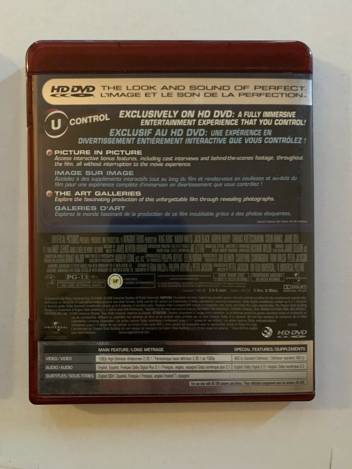 2x Peter Jackson Movies - The Frighteners + King Kong HD DVD