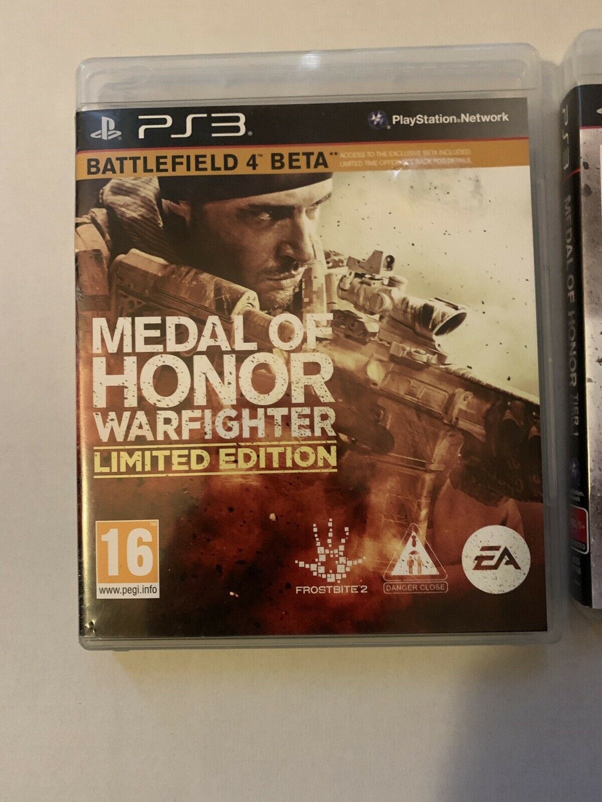 Medal Of Honor: Warfighter Limited Edition & Tier 1 Edition - PS3 Playstation 3