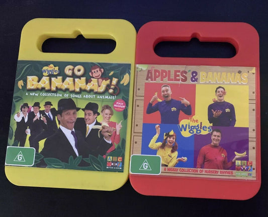 2x The Wiggles - Go Bananas! & Apples & Bananas DVD Region 4 - ABC For Kids R4