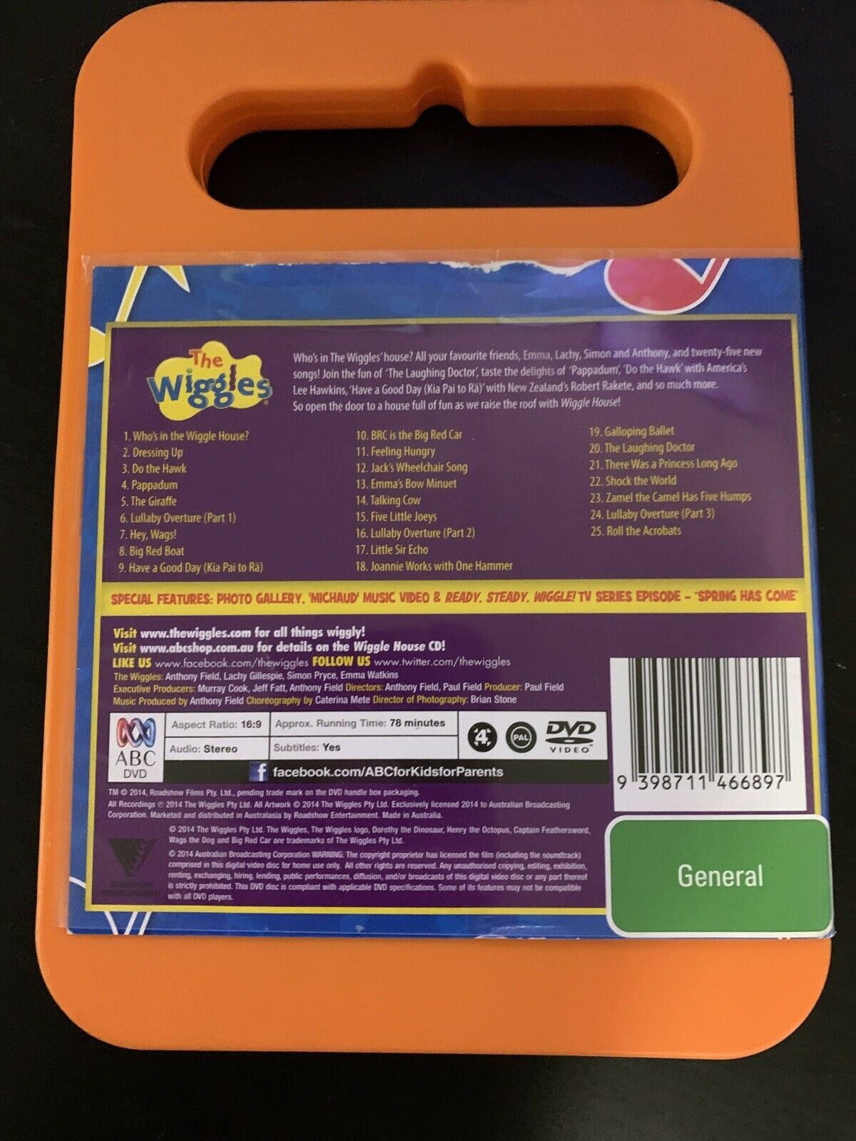 The Wiggles - Wiggle House & The Best Of The Wiggles DVD Region 4