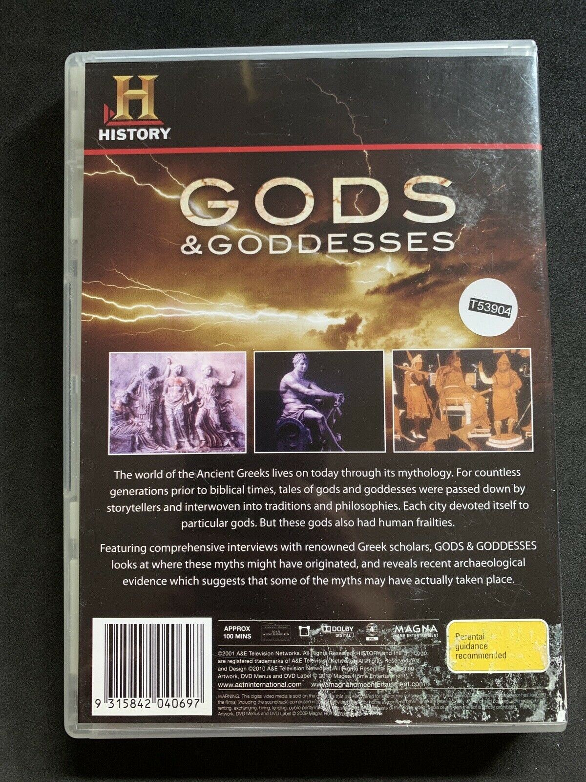 Gods & Goddesses - History Channel (DVD, 2010) Region 4