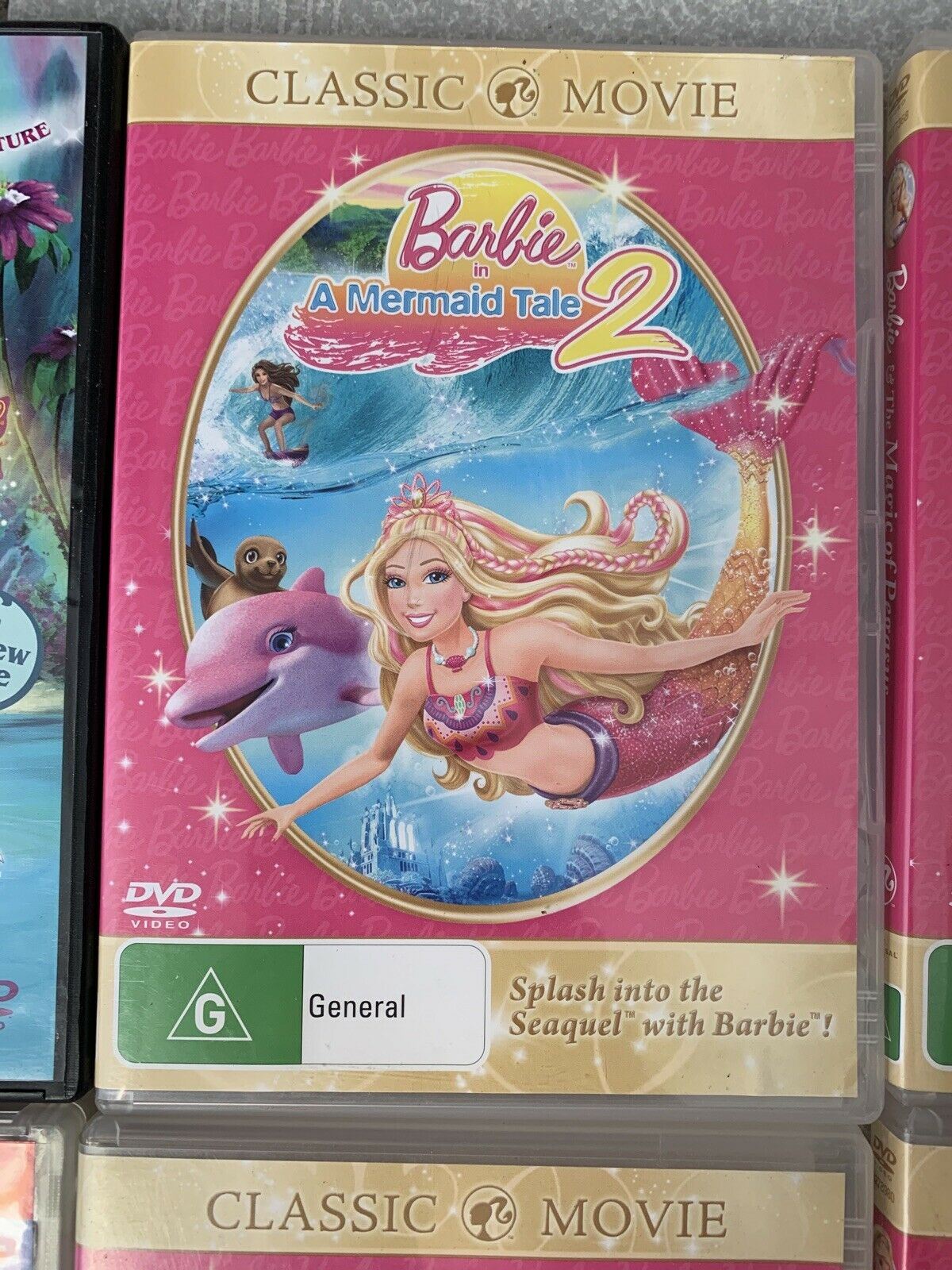 6x Barbie Movie DVD Region 4
