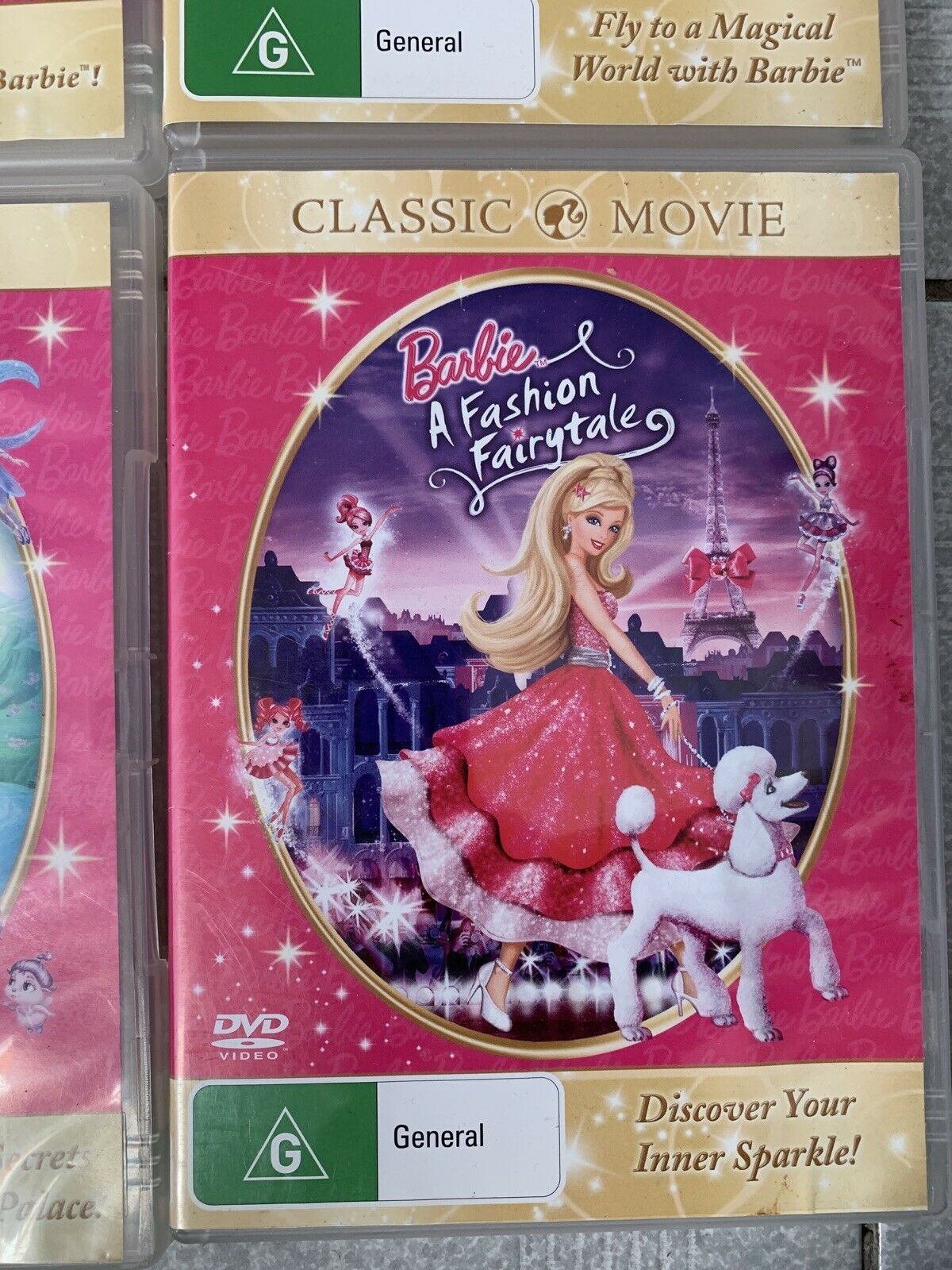 6x Barbie Movie DVD Region 4