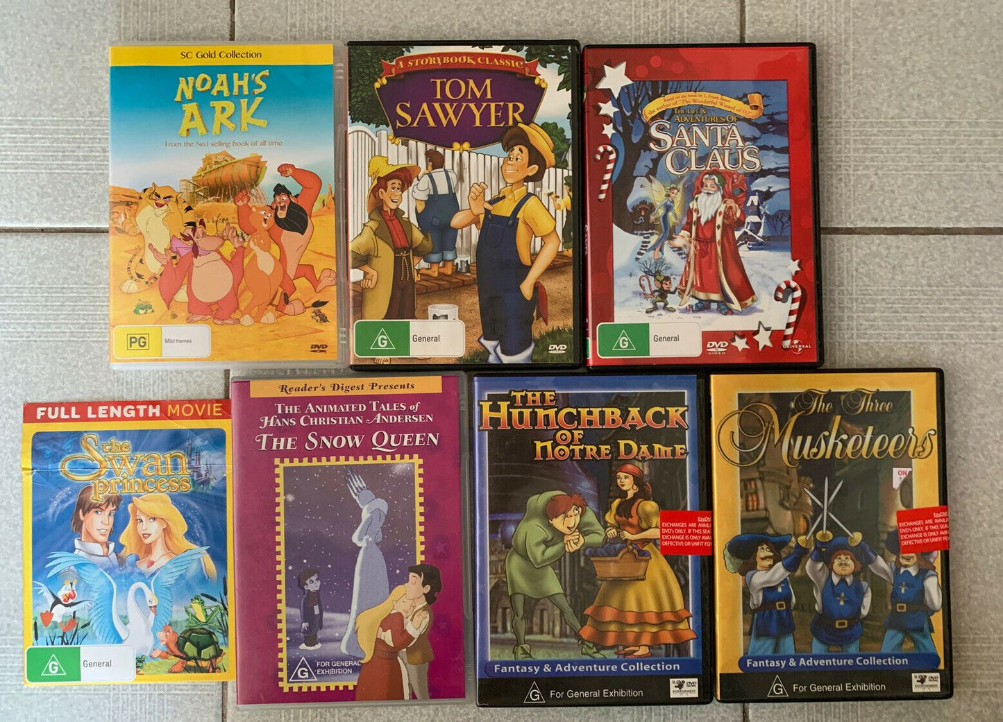 7x Story Book Collection DVD