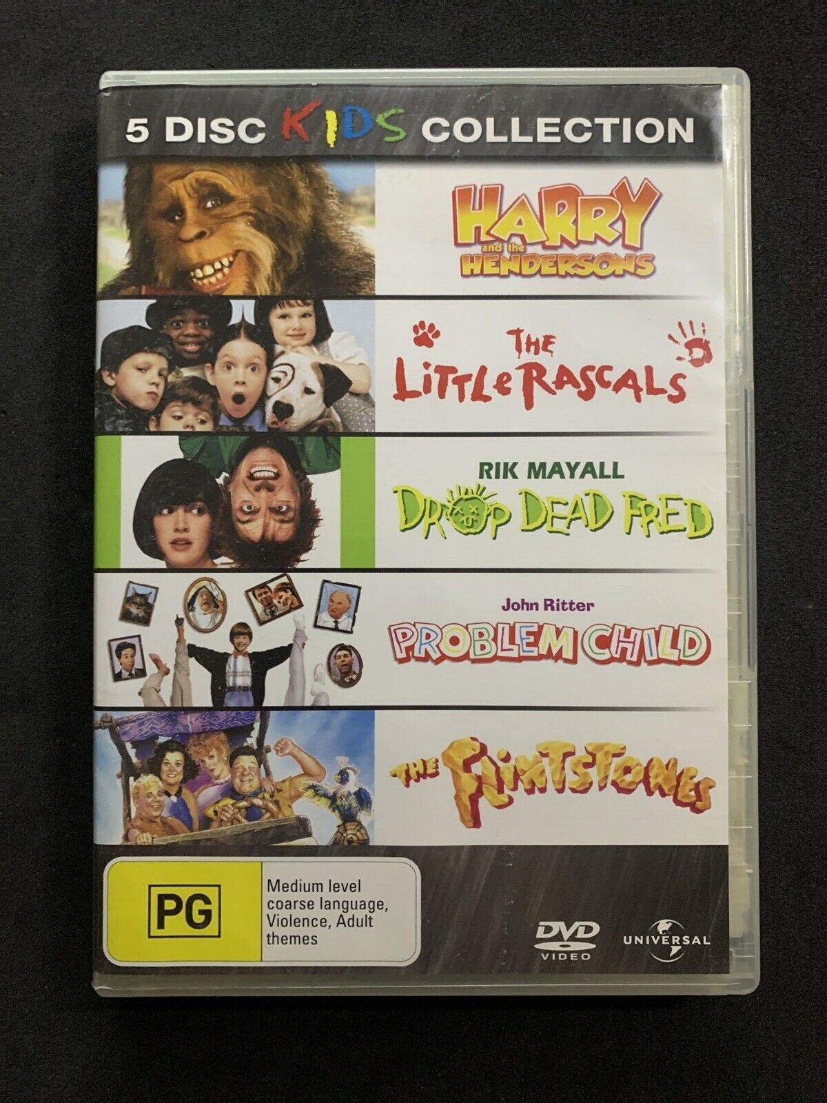 Harry And The Hendersons/The Little Rascals/Drop Dead Fred/ DVD Region-4 5 Disc