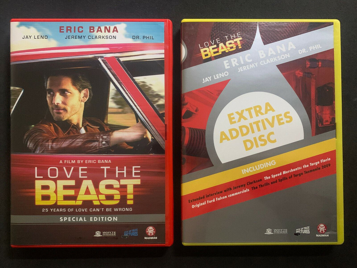 Love The Beast (DVD, 2009) Eric Bana, Jay Leno, Jeremy Clarkson, Dr. Phil - R4