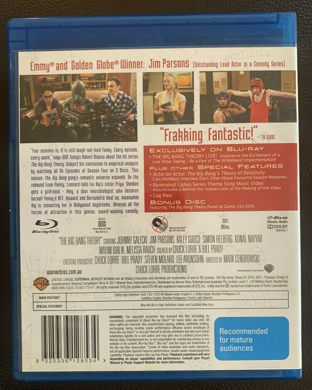 The Big Bang Theory : Season 4 (Bluray, 2011)