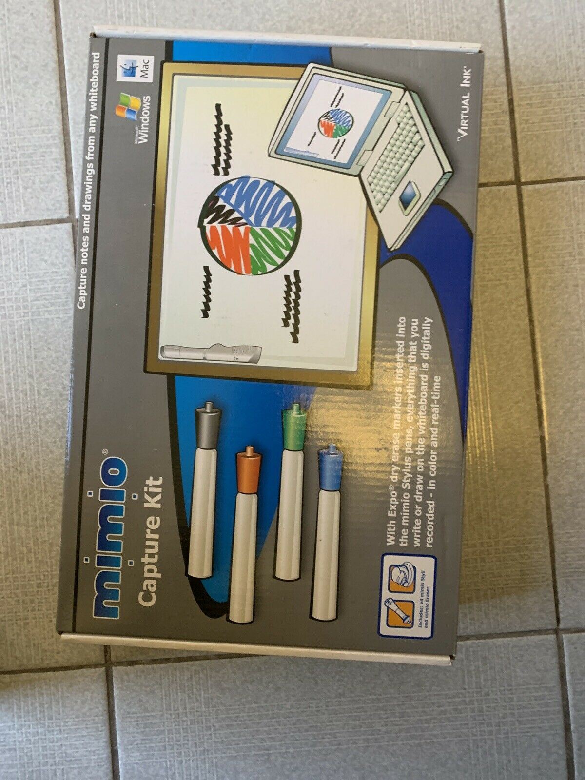 *New* Mimio Interactive & Capture Kit For Windows/Mac By Virtual Ink