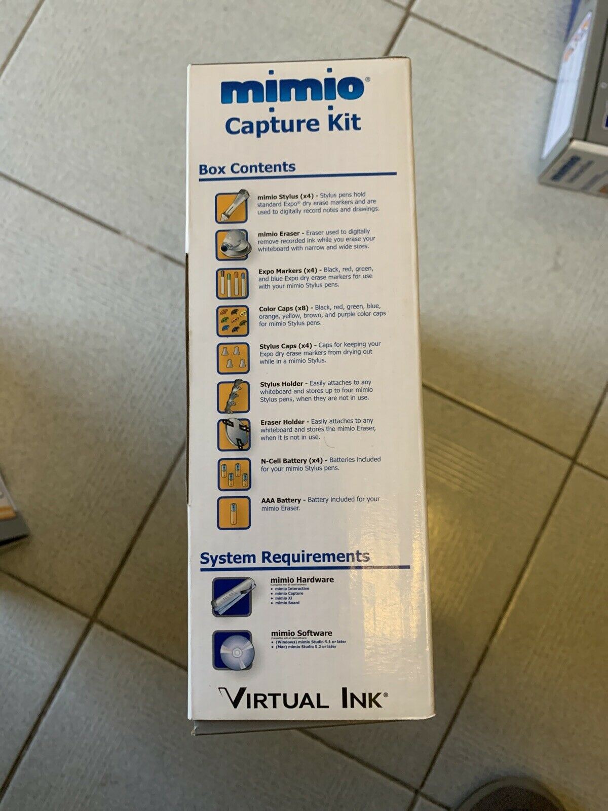 *New* Mimio Interactive & Capture Kit For Windows/Mac By Virtual Ink