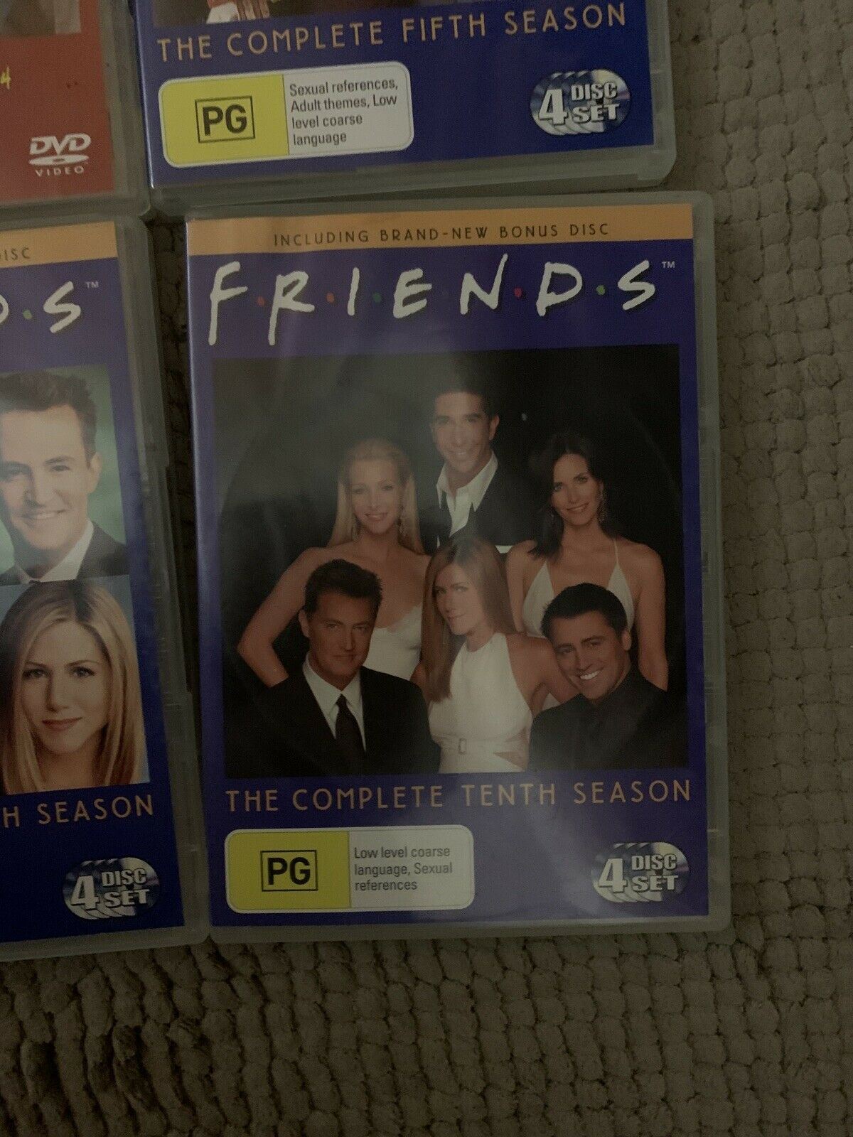 Friends - Complete Series 1-10 (DVD, 2004) Region 4. Jennifer Aniston