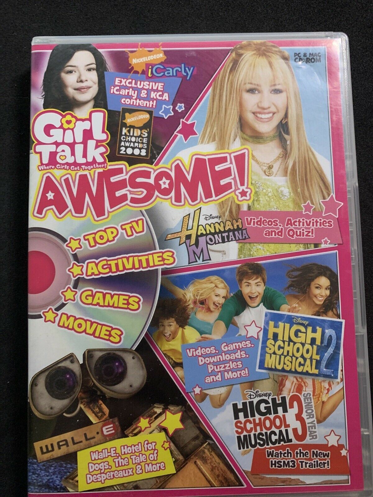 Girl Talk Awesome! Hannah Montana, iCarly, High School Musical PC & Ma –  Retro Unit