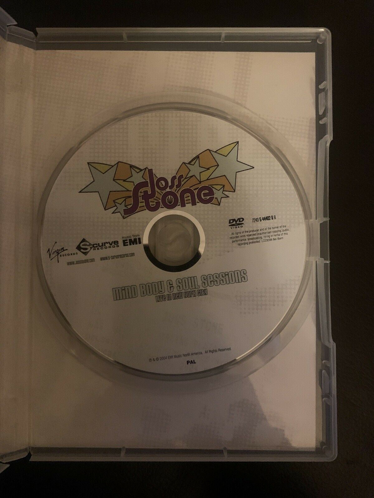 Joss Stone - Mind Body & Soul Sessions Live In New York City (DVD, 2004)