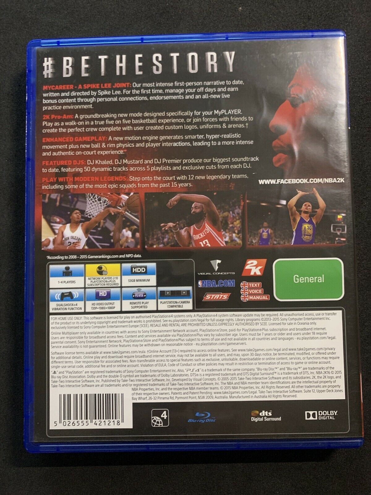 3x NBA PS4 Games - NBA 2K14, NBA 2K15 & NBA 2K16 PlayStation 4 Basketball Game