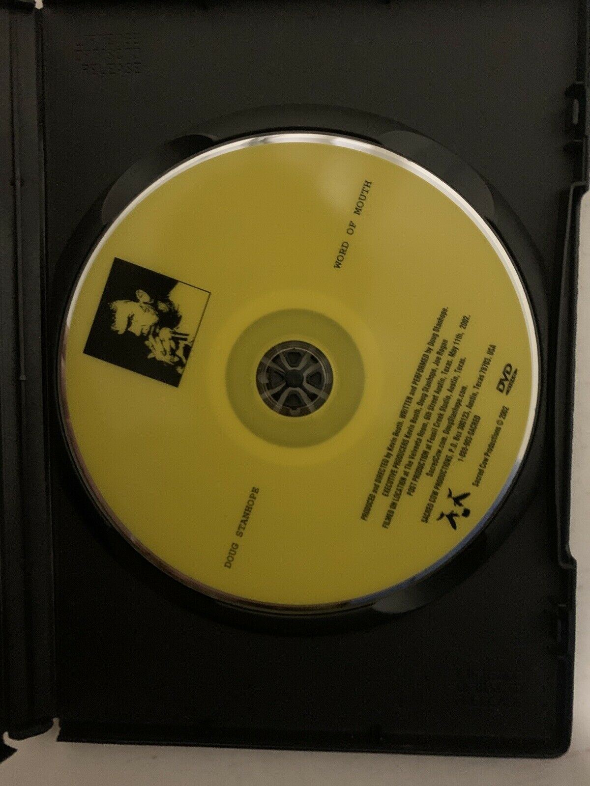 Doug Stanhope - Word Of Mouth (DVD, 2002) Standup Comedy - RARE!