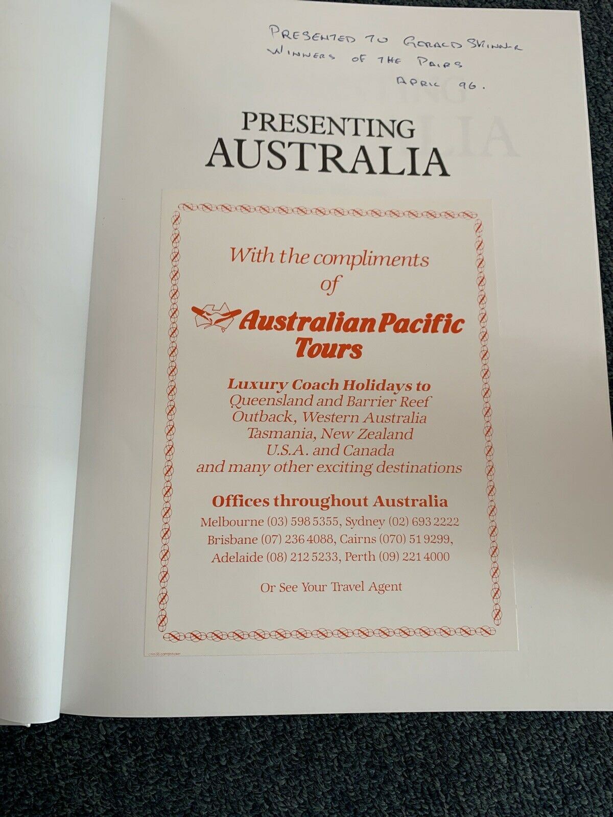 Presenting Australia - 402 Colour Plates 62 Historic Engravings Illustrated Book