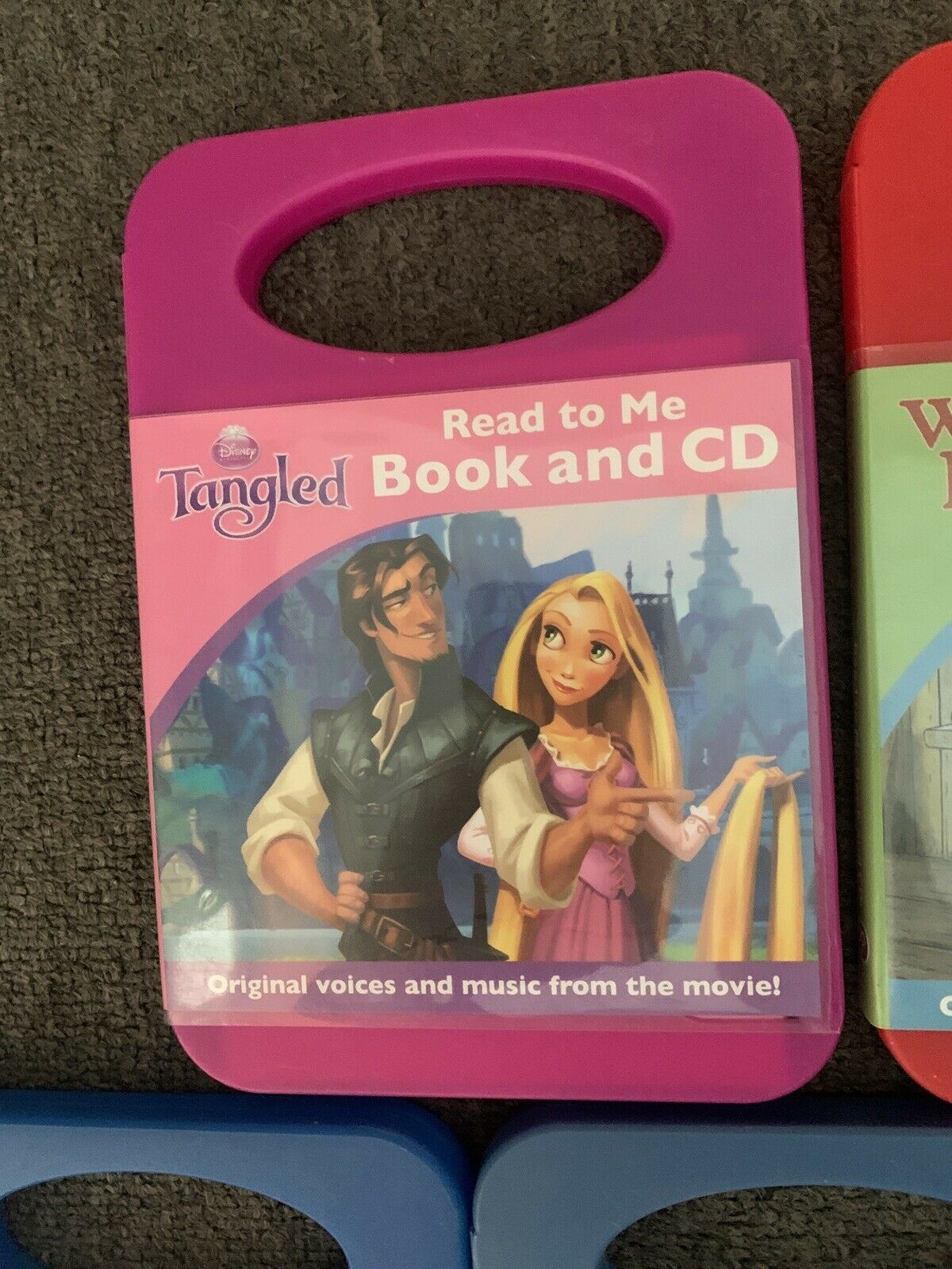 8x Disney Read To Me Book & CD Sleeping Beauty, Cinderella, Tangled, Winnie...