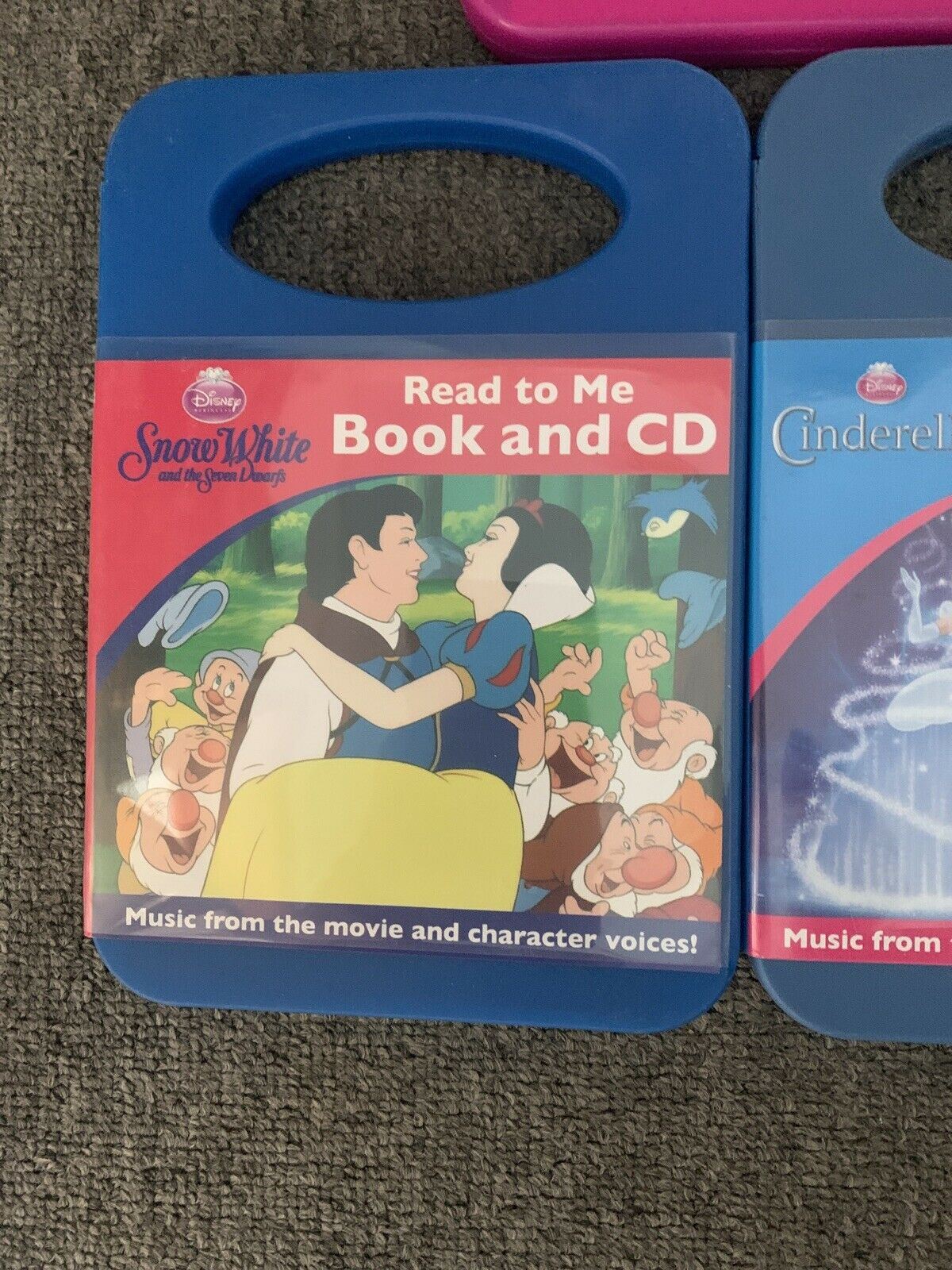8x Disney Read To Me Book & CD Sleeping Beauty, Cinderella, Tangled, Winnie...