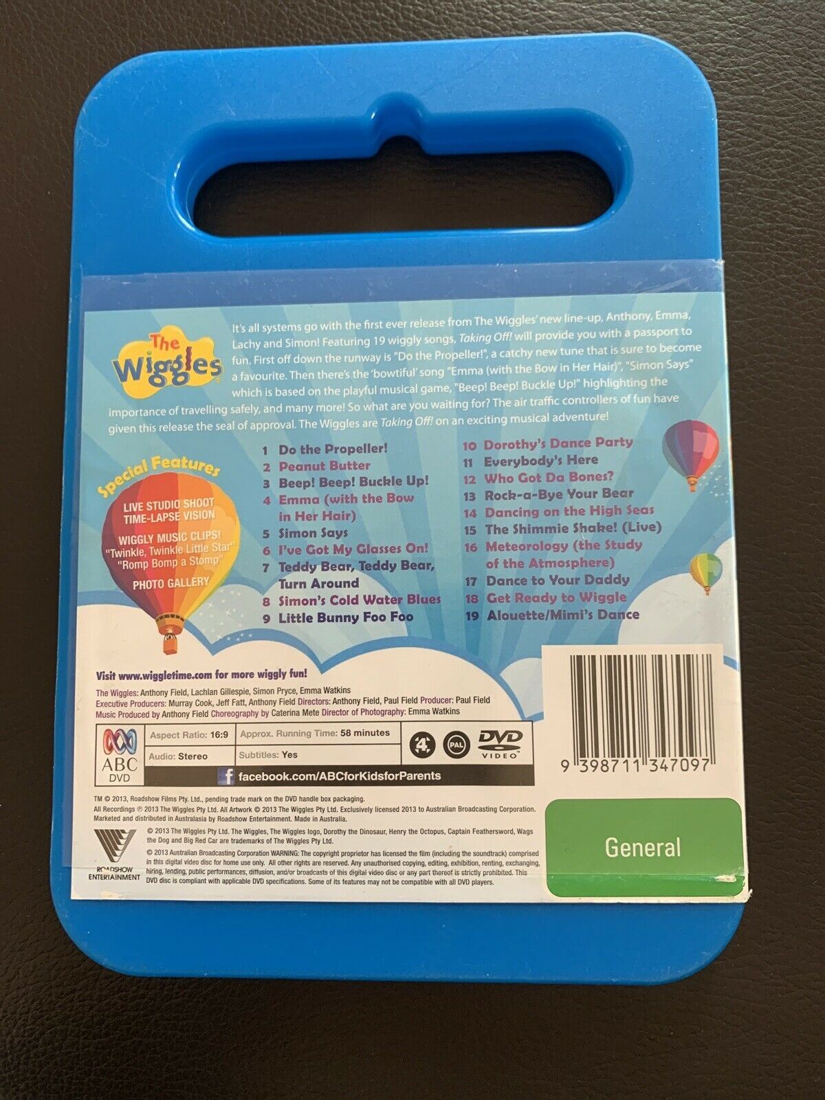 The Wiggles - Taking Off! (DVD, 2013) Region 4