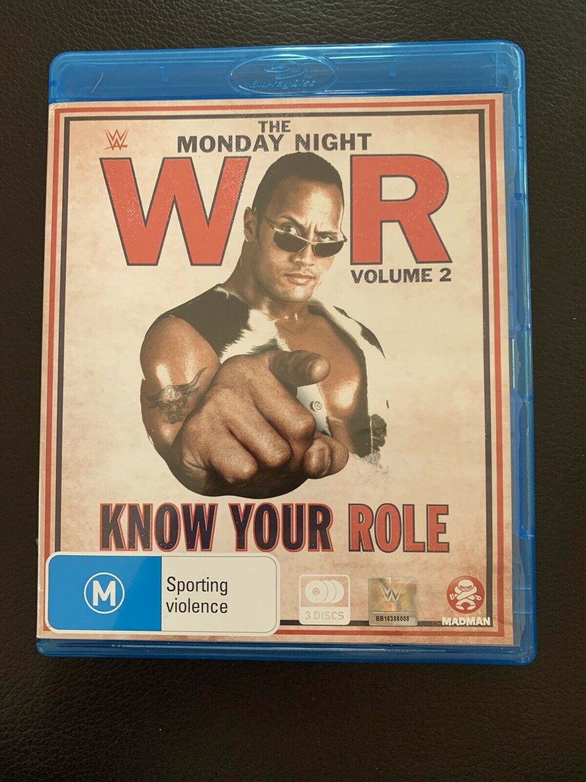 WWE Monday Night War - Know Your Role: Vol 2 (Bluray, 2016, 3-Disc Set) Region B
