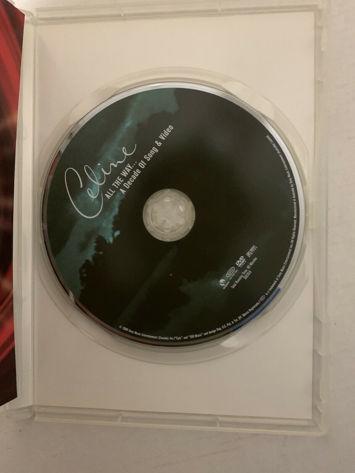 Celine Dion - All The Way - A Decade Of Song & Video (DVD, 2000)