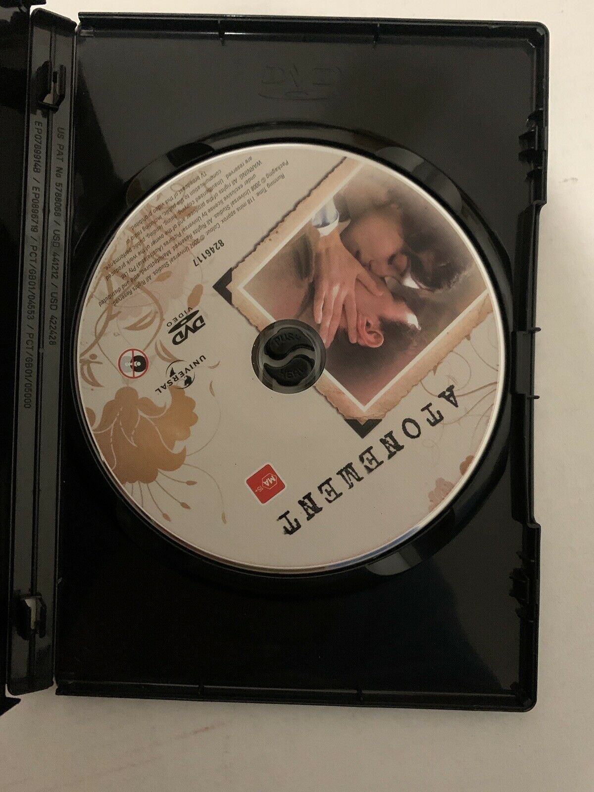 Atonement / Pride And Prejudice (DVD, 2008, 2-Disc Set) Keira Knightley Region4