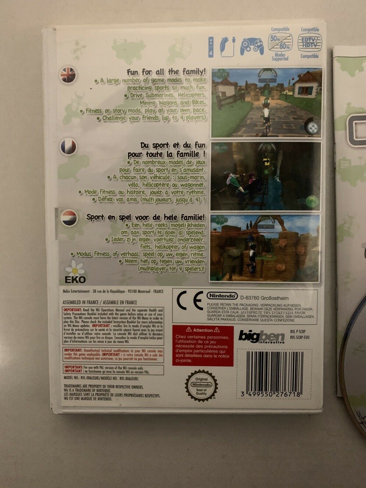 Cyberbike Cycling Sports - Nintendo Wii With Manual PAL
