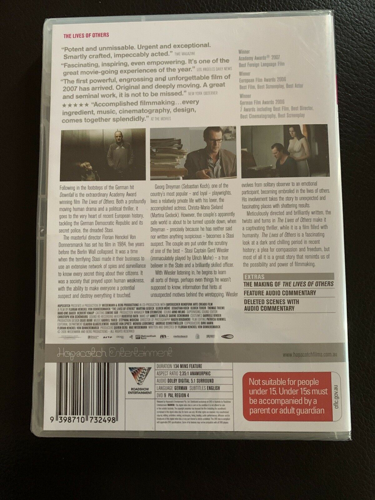 *New Sealed* The Lives Of Others (DVD, 2006) Ulrich Mühe. Region 4