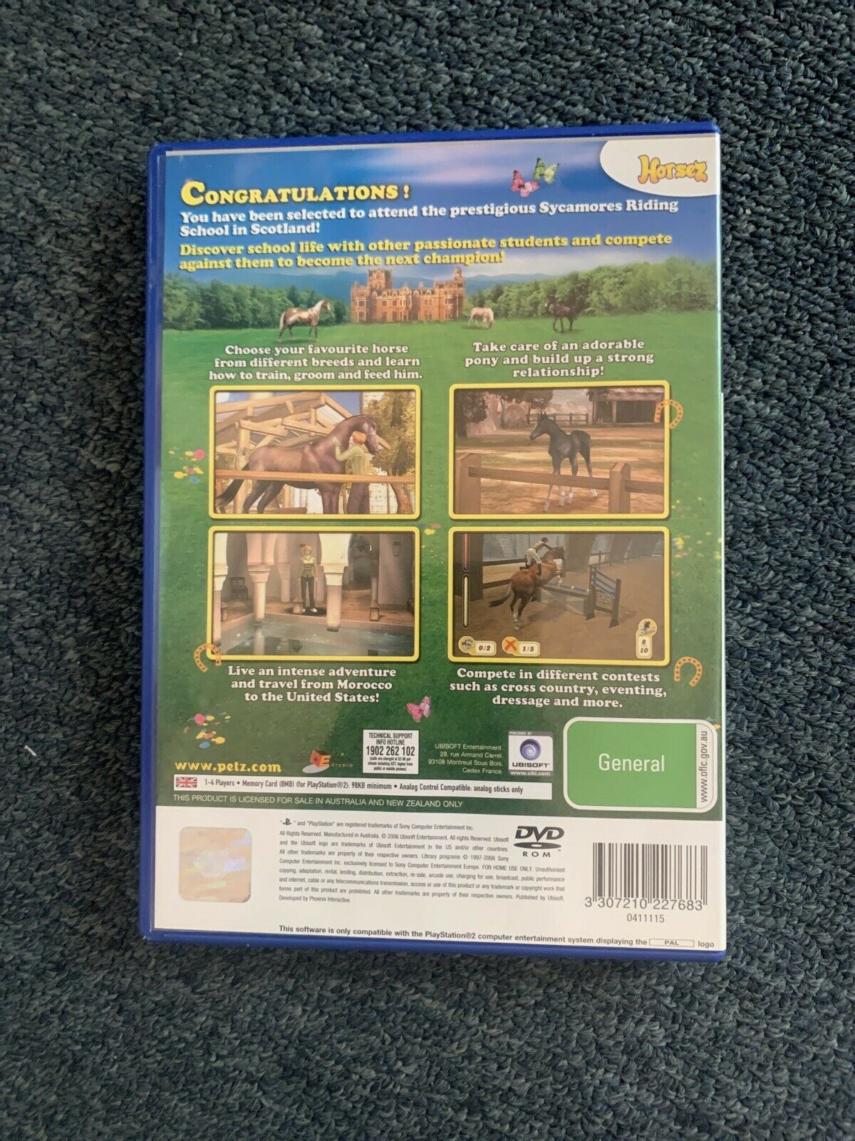 Horsez for PlayStation 2 in Box with Manual PS2 - Free Post!